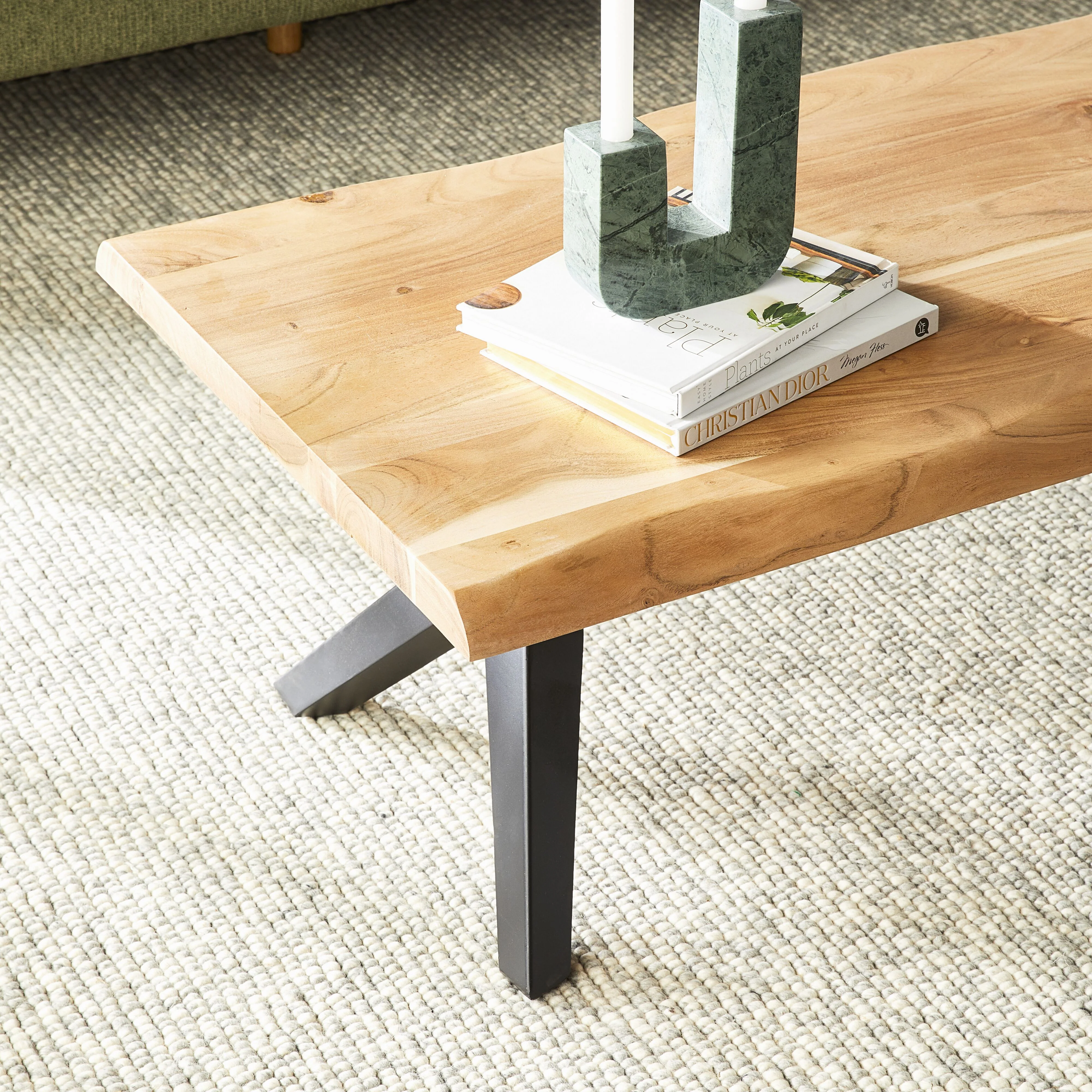River Live Edge Timber Coffee Table - Image 8