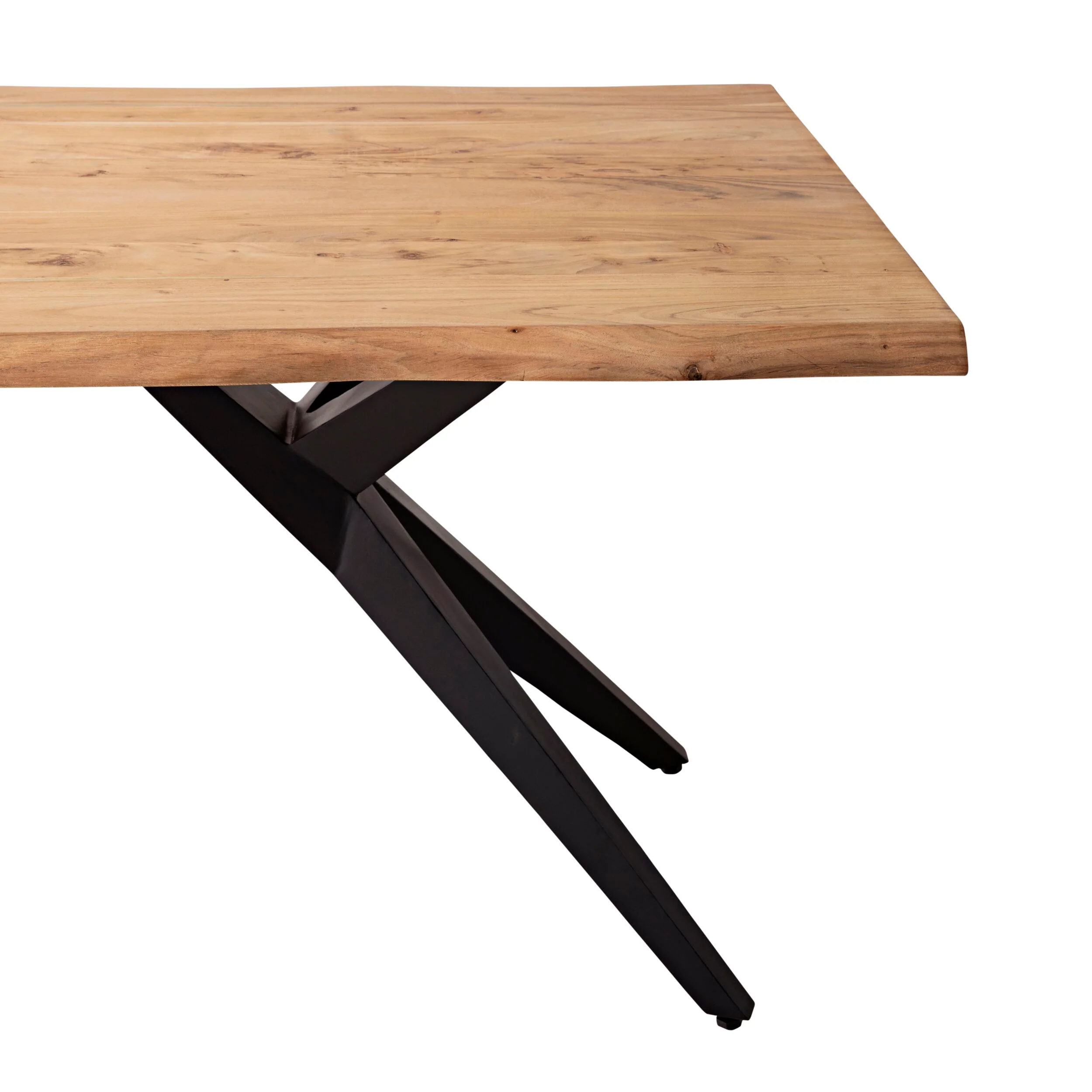 River Live Edge Timber Dining Table 200cm - Image 4
