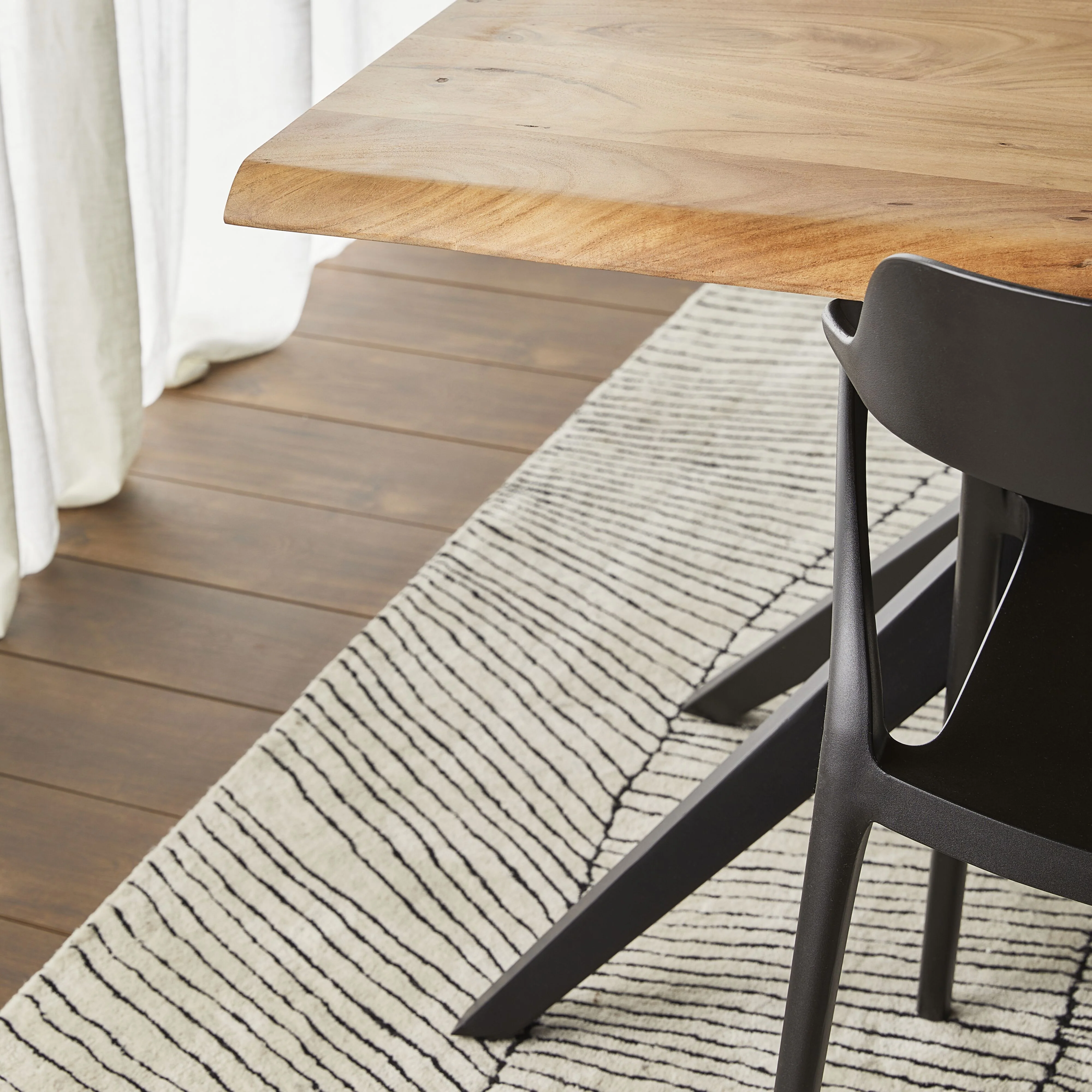 River Live Edge Timber Dining Table 240cm - Image 10