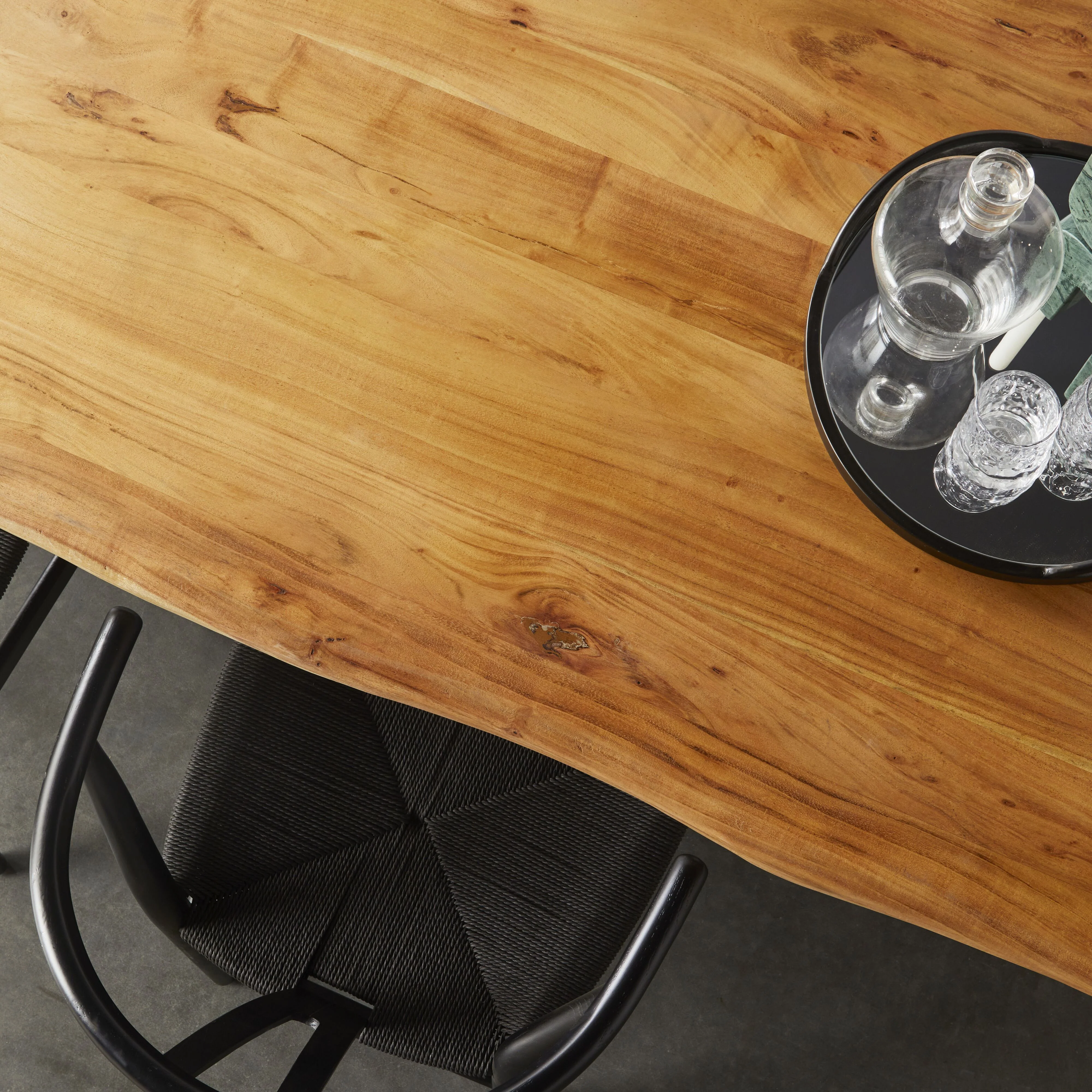 River Live Edge Timber Dining Table 240cm - Image 11