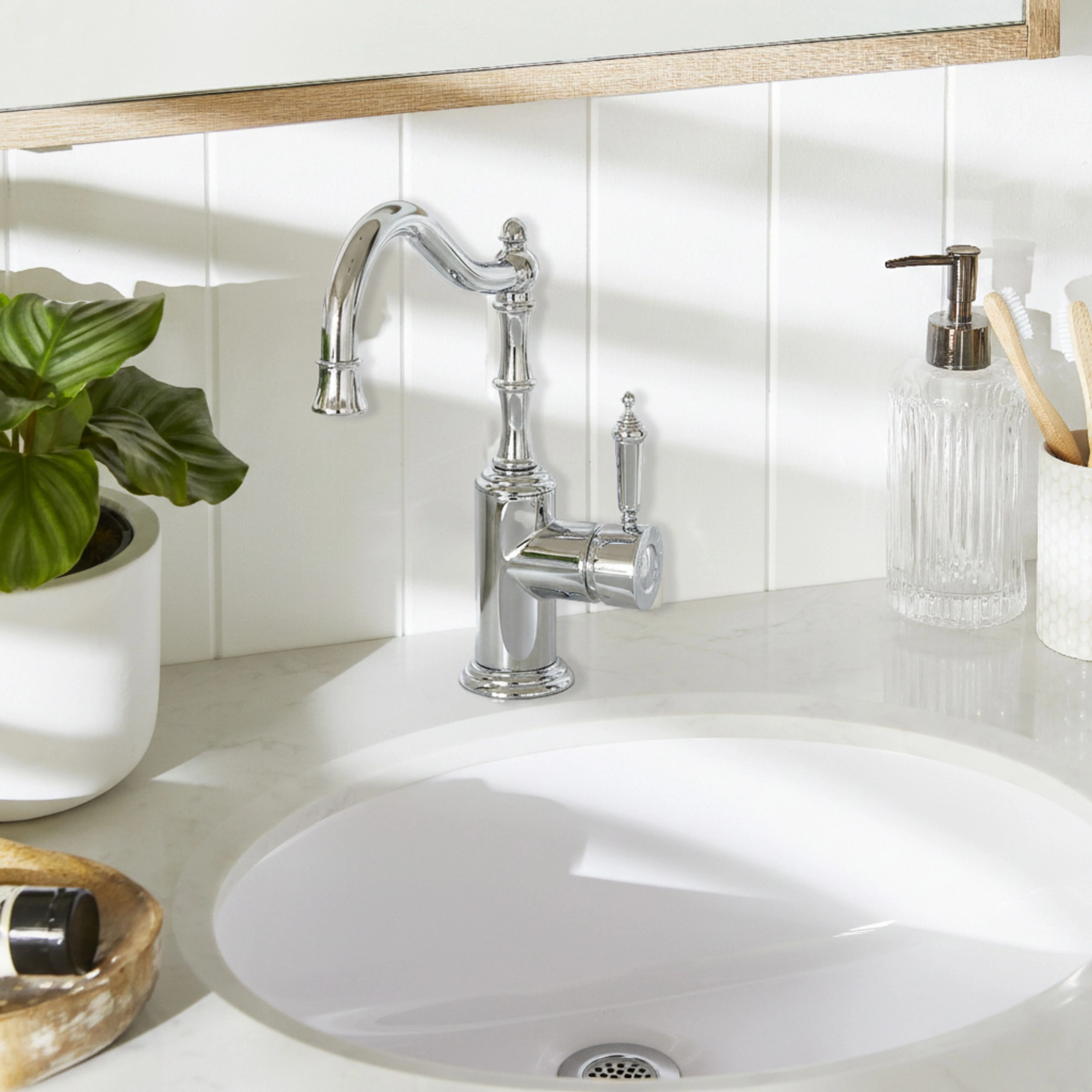 Rochelle Basin Mixer Chrome 210mm B Spout - Image 4