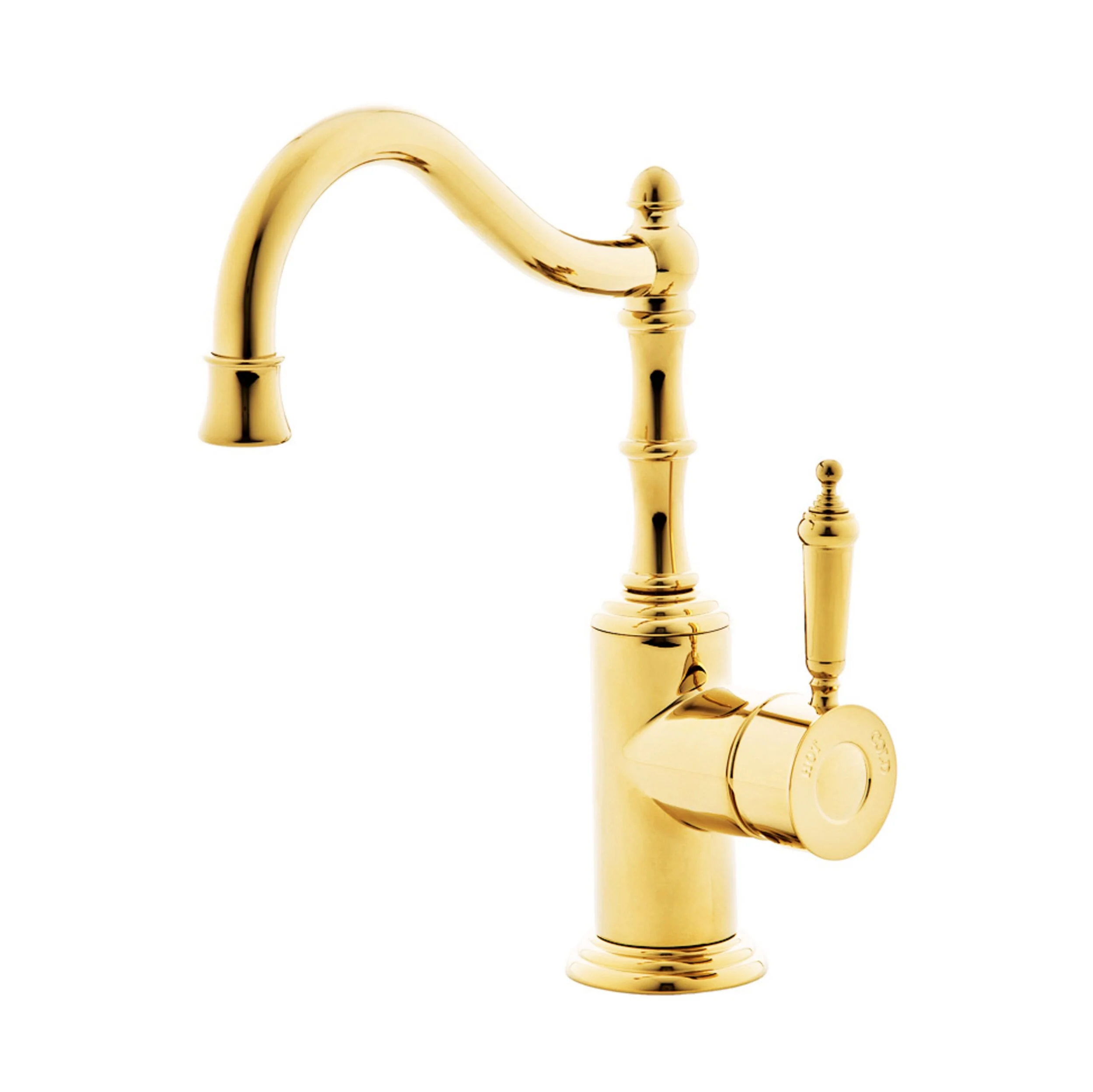 Rochelle Basin Mixer PVD 210mm B Spout - Image 2