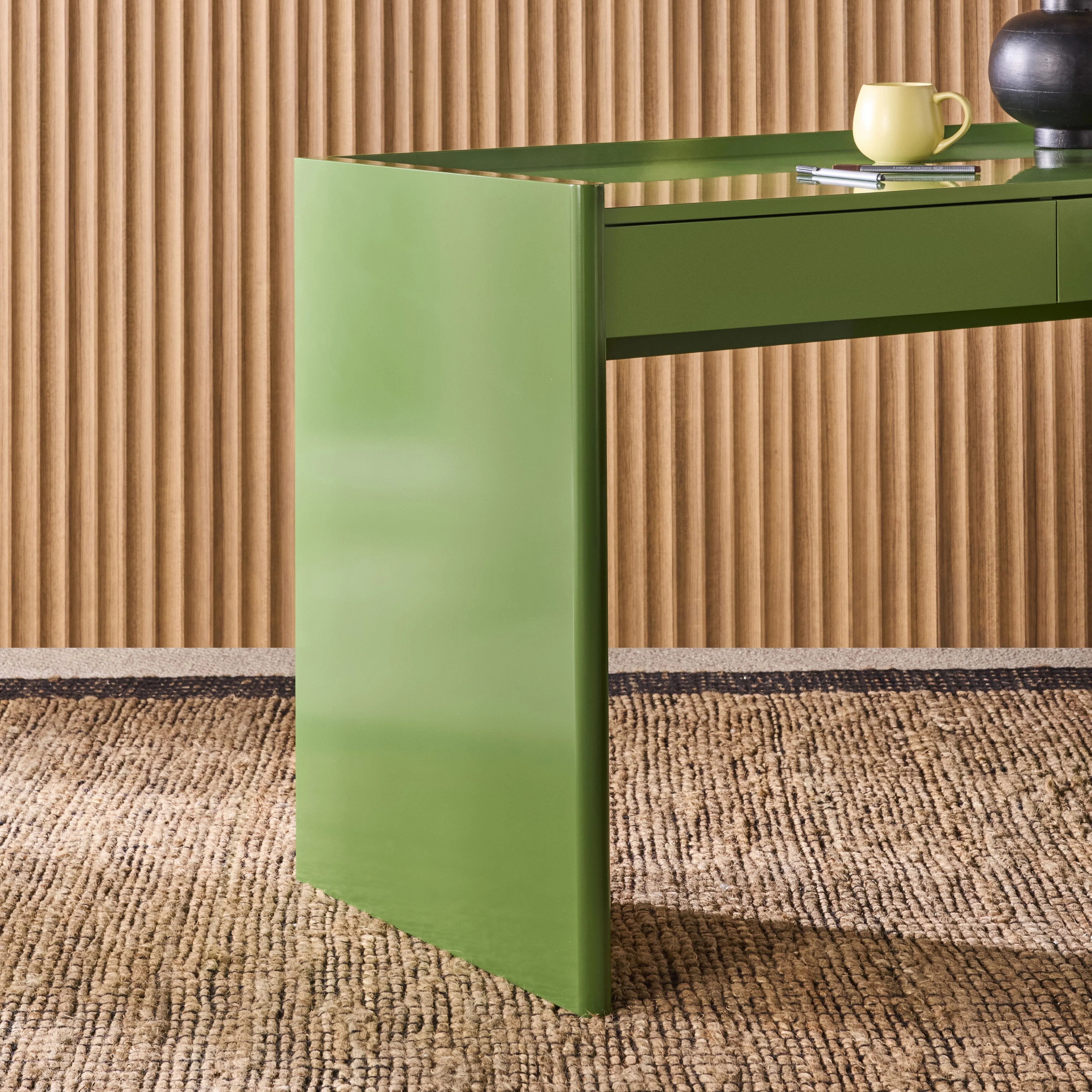 Roma 2 Drawer Desk - Image 11