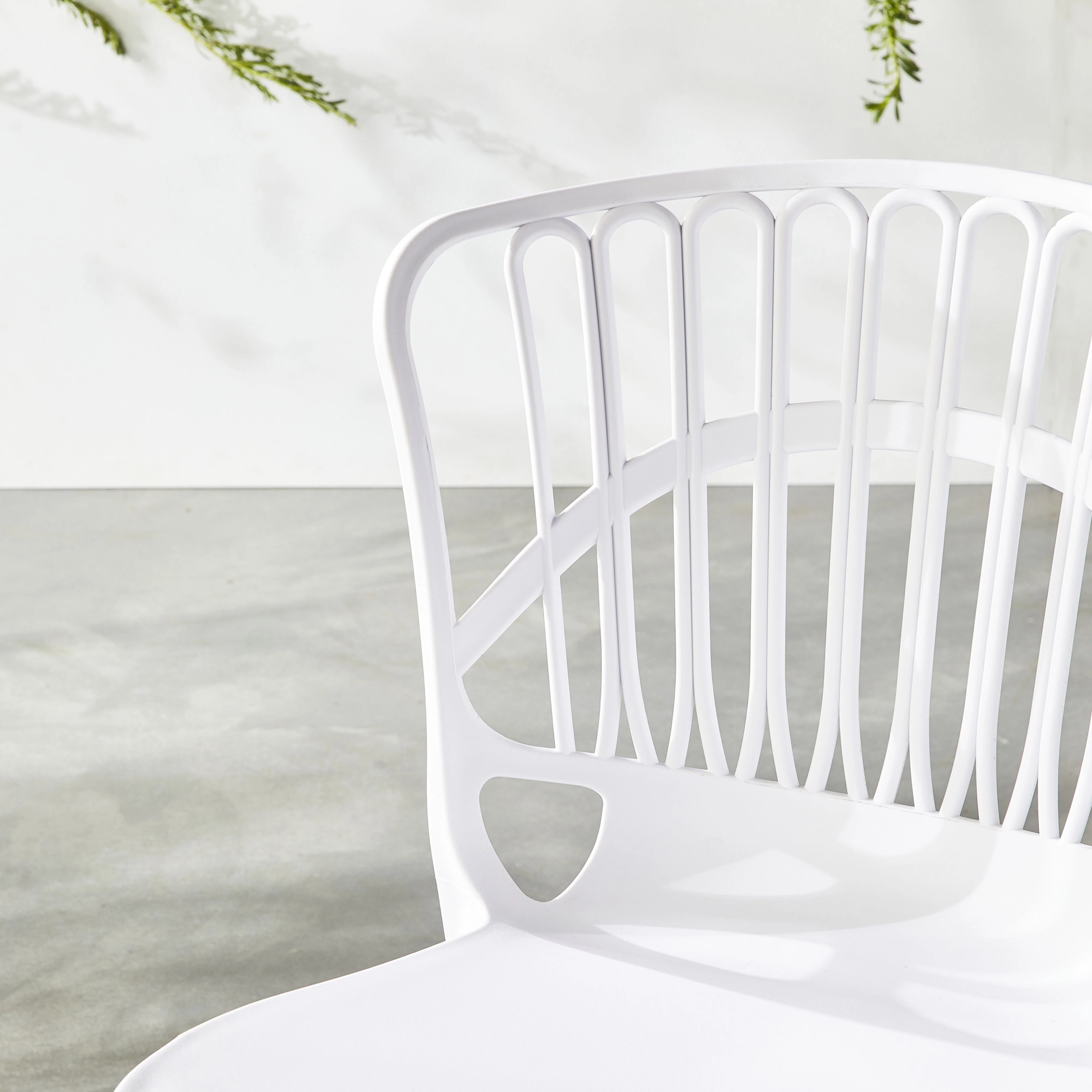 Romy Dining Chair White - Image 10
