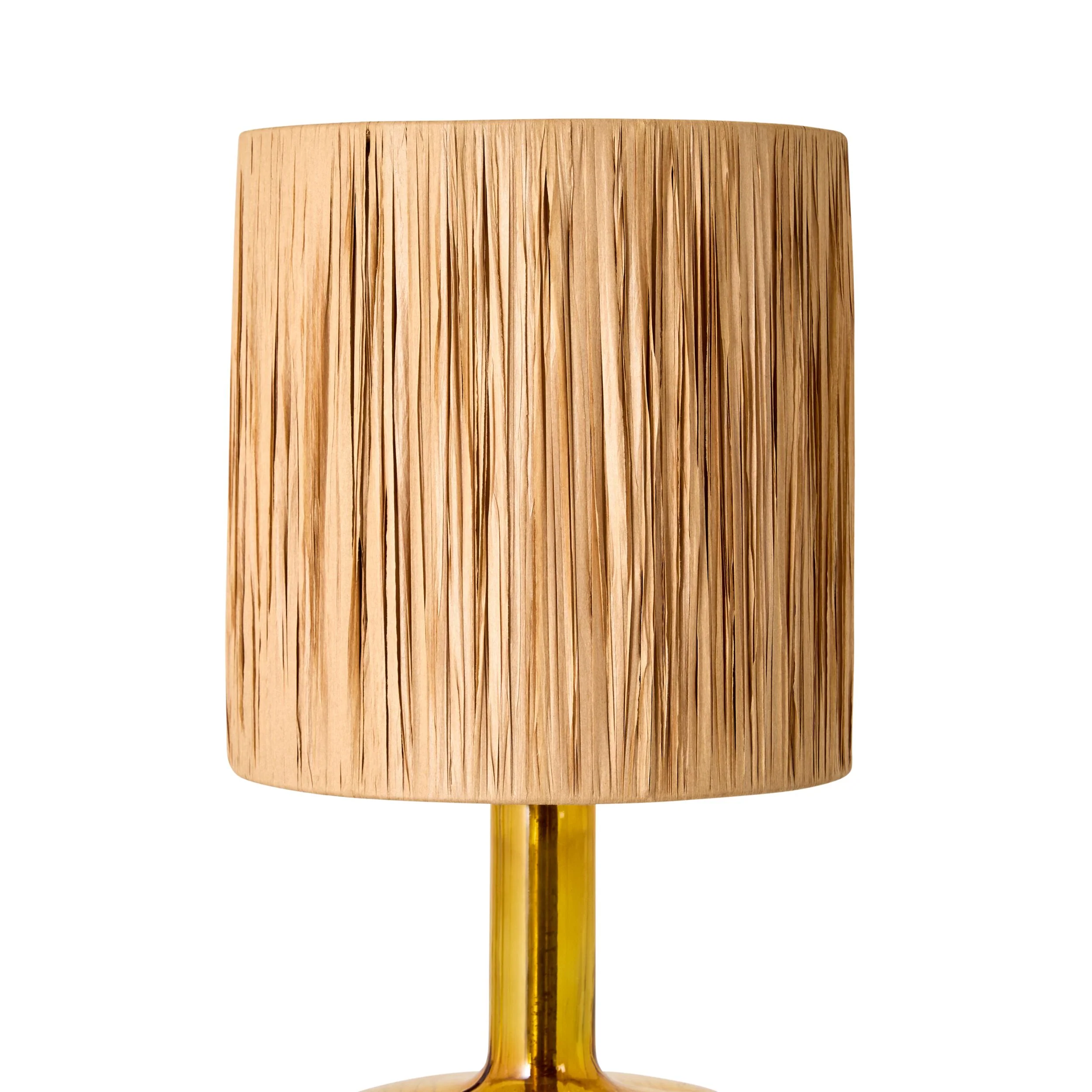 Rosa Glass Table Lamp Amber 60cm - Image 3