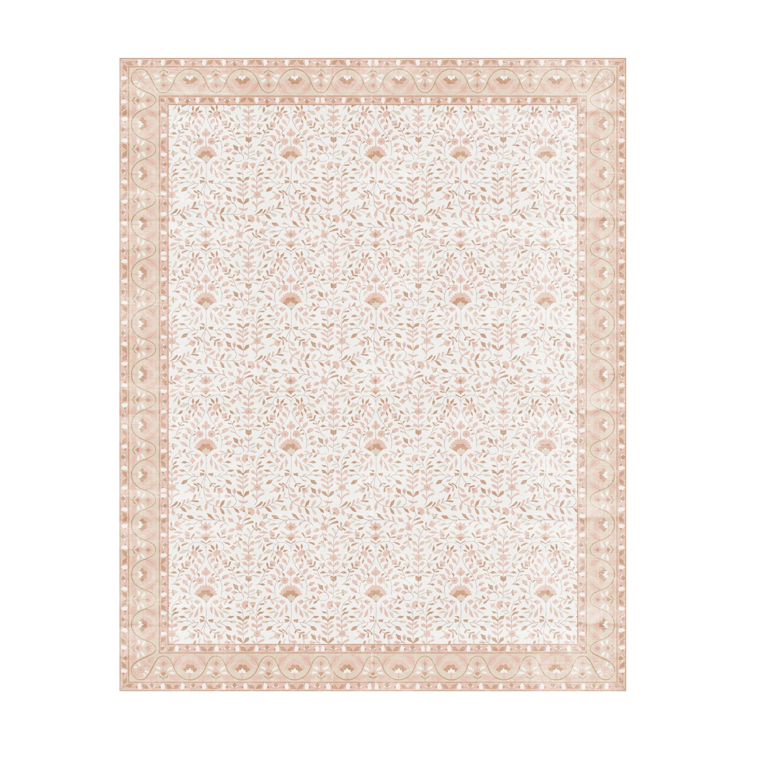 Roselle Silky Soft Washable Rug Rose Quartz 240x300cm