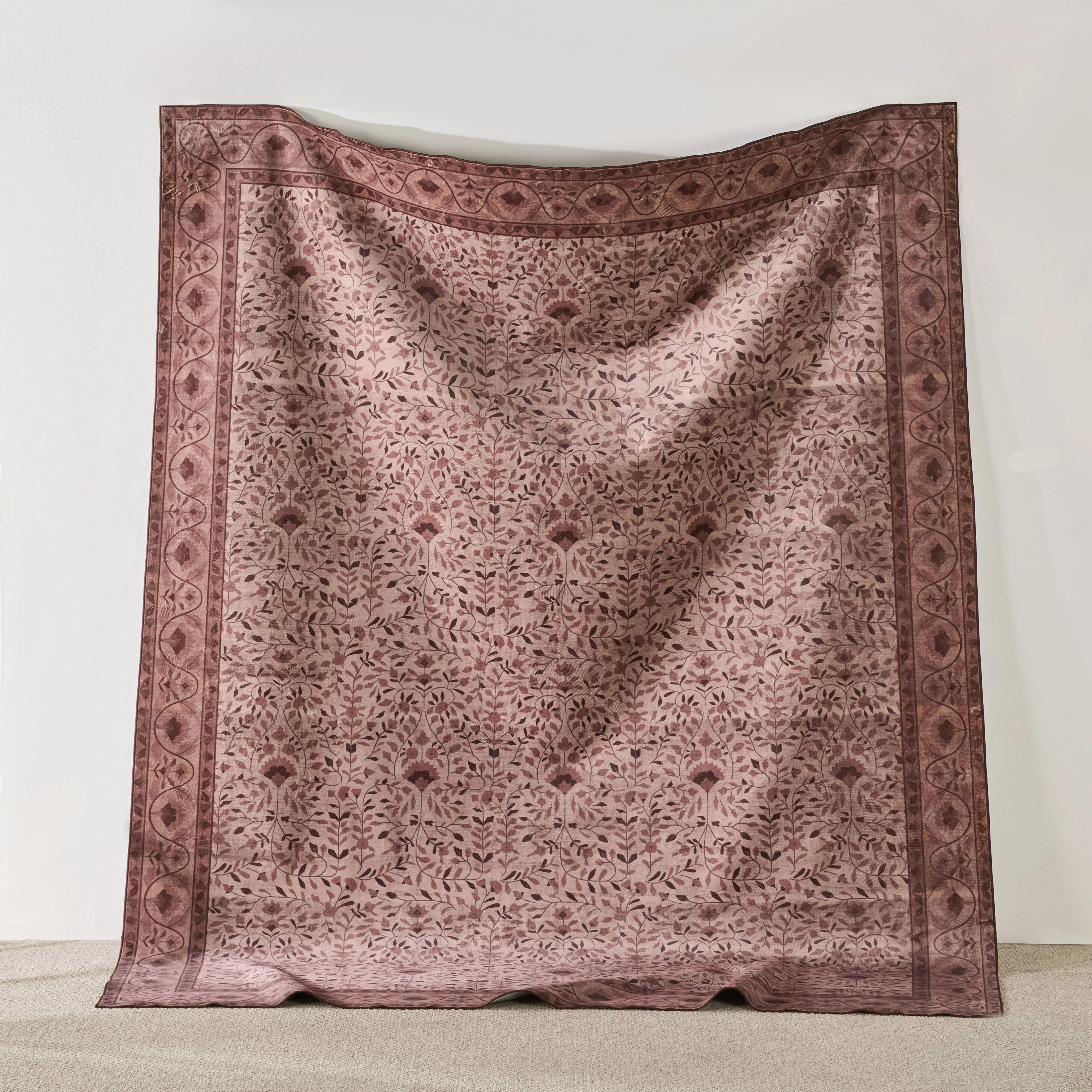 Roselle Silky Soft Washable Rug Sangria 240x300cm - Image 5