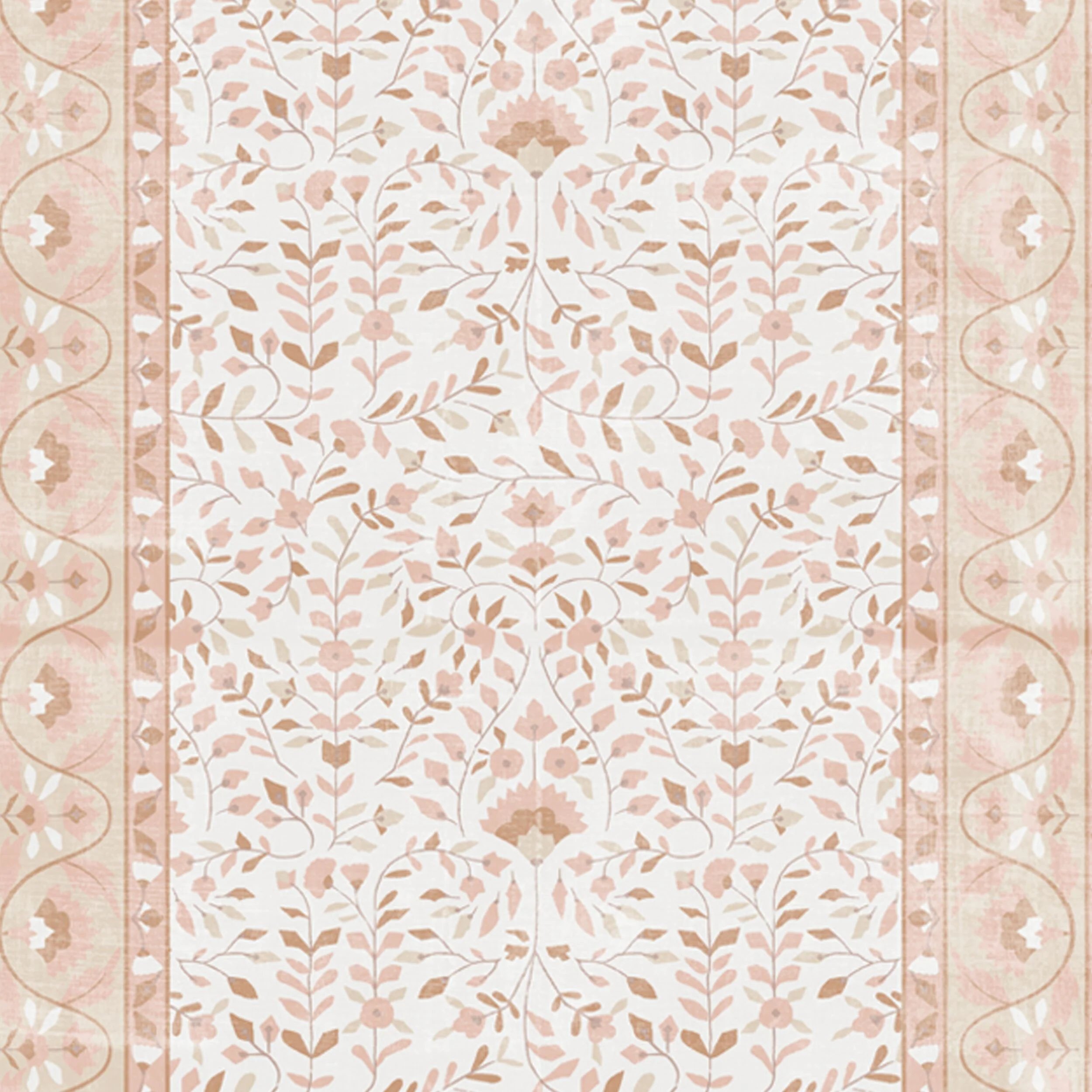 Roselle Silky Soft Washable Runner Rose Quartz 80x200cm - Image 2