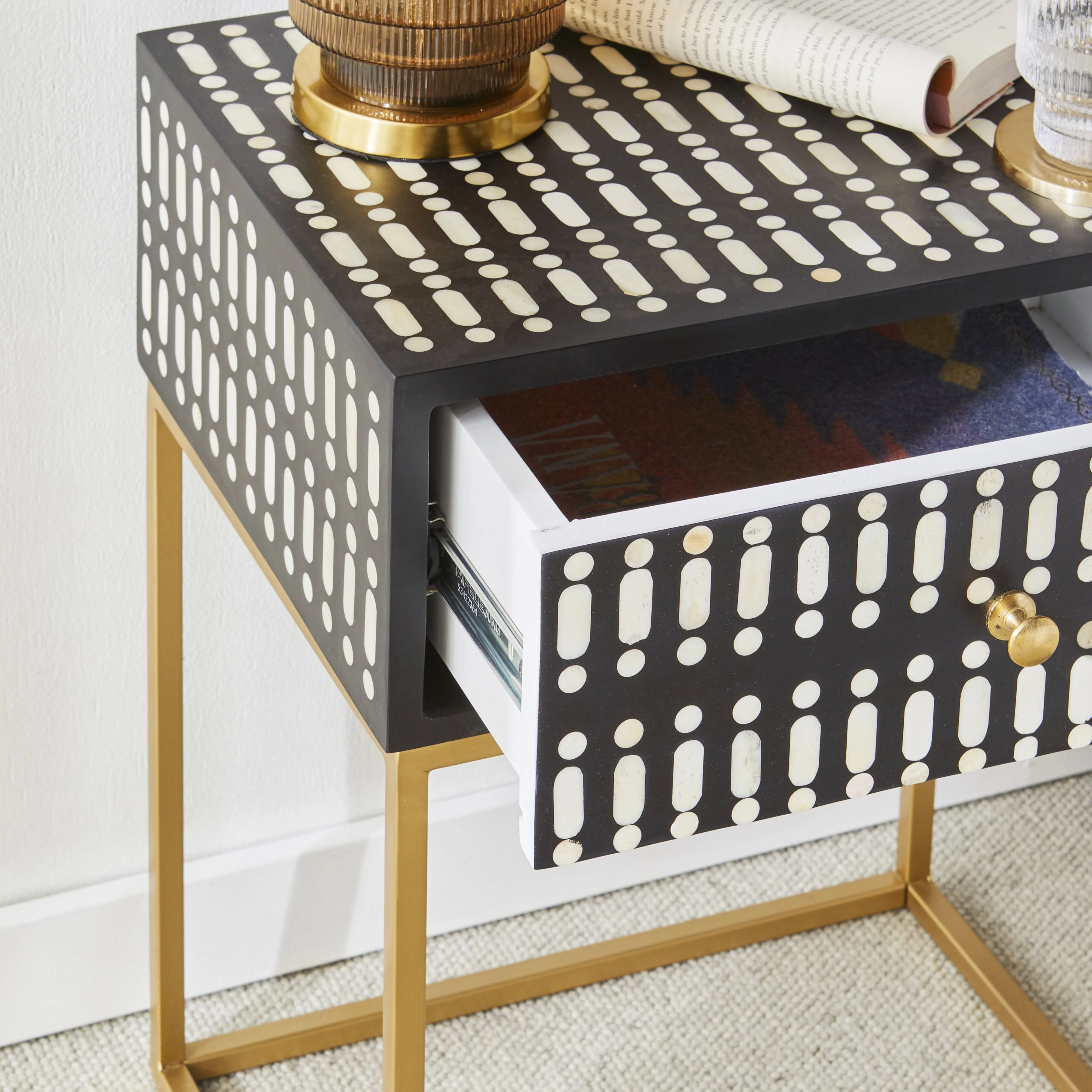 Sadara Bone Inlay Bedside - Image 9