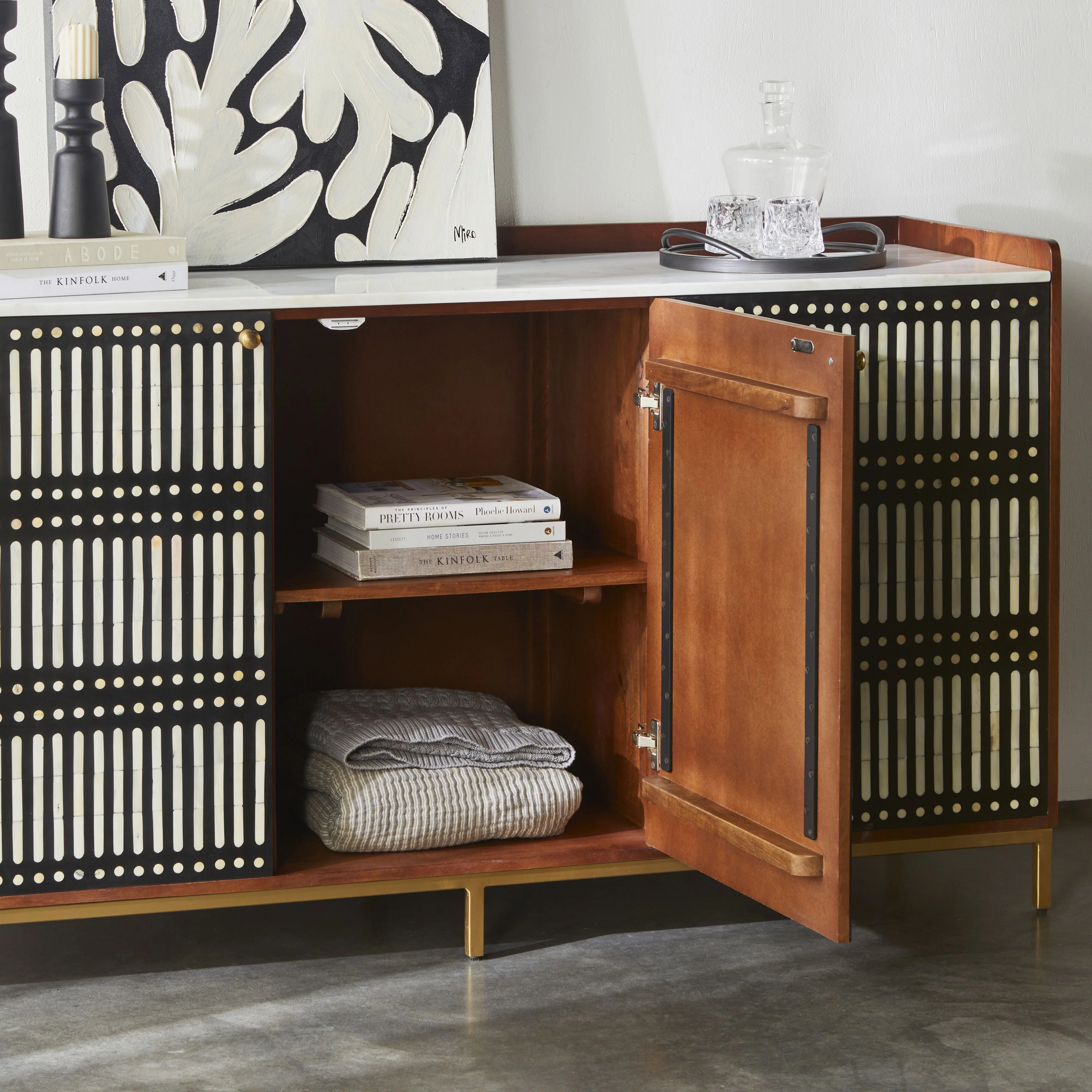 Sadara Bone Inlay Sideboard - Image 12