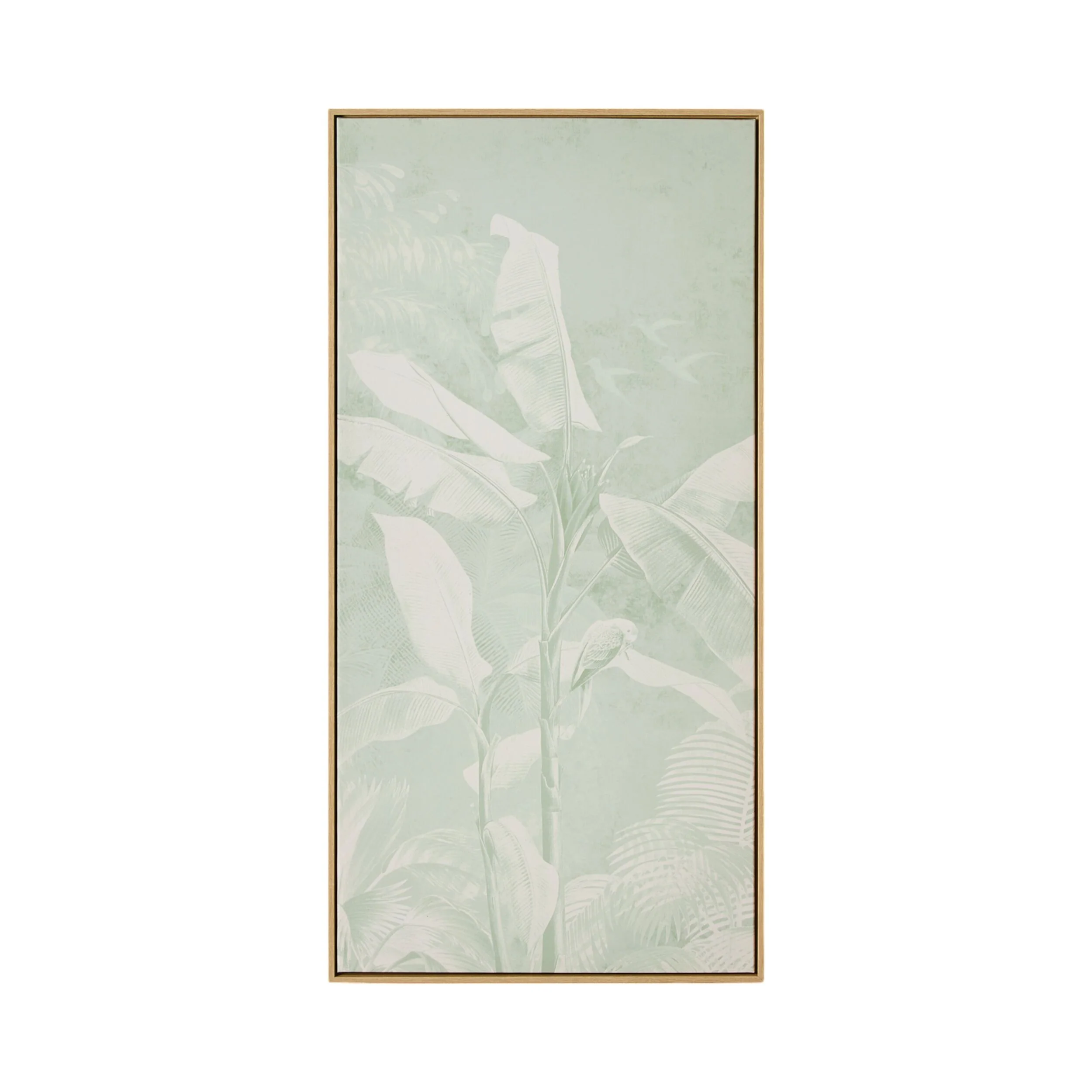 Sage Jungle Trio Framed Canvas Print 190x120cm - Image 2
