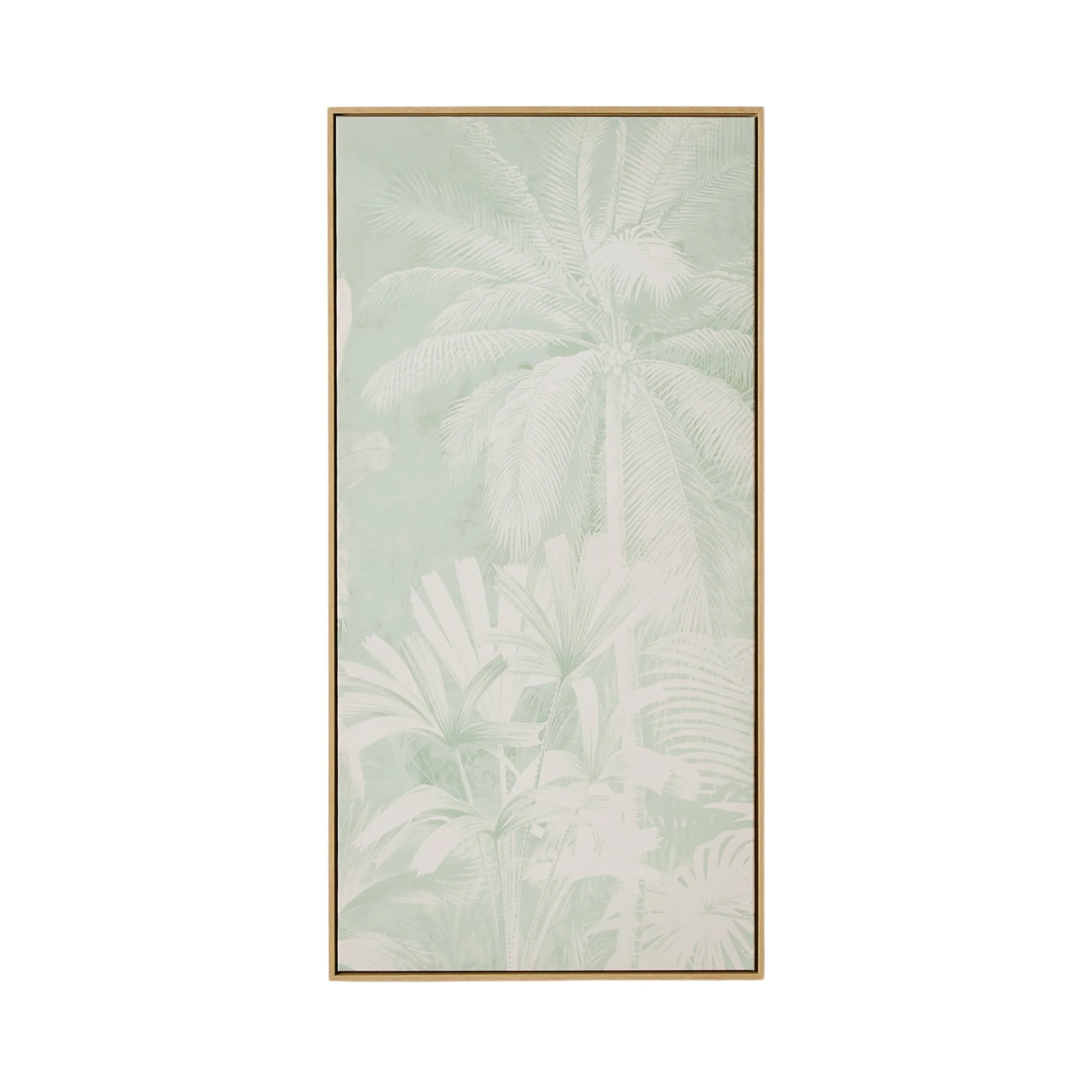 Sage Jungle Trio Framed Canvas Print 190x120cm - Image 3