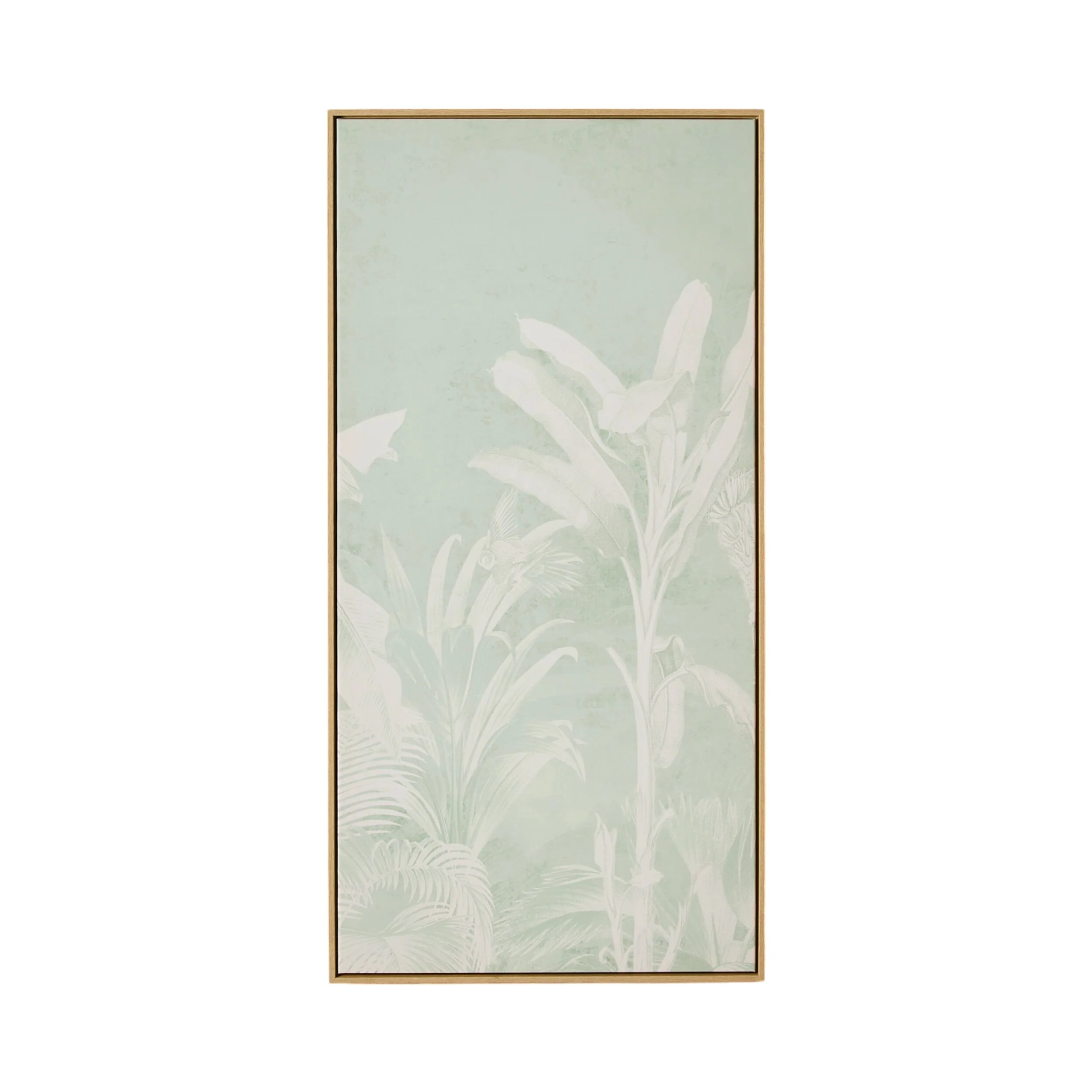 Sage Jungle Trio Framed Canvas Print 190x120cm - Image 4