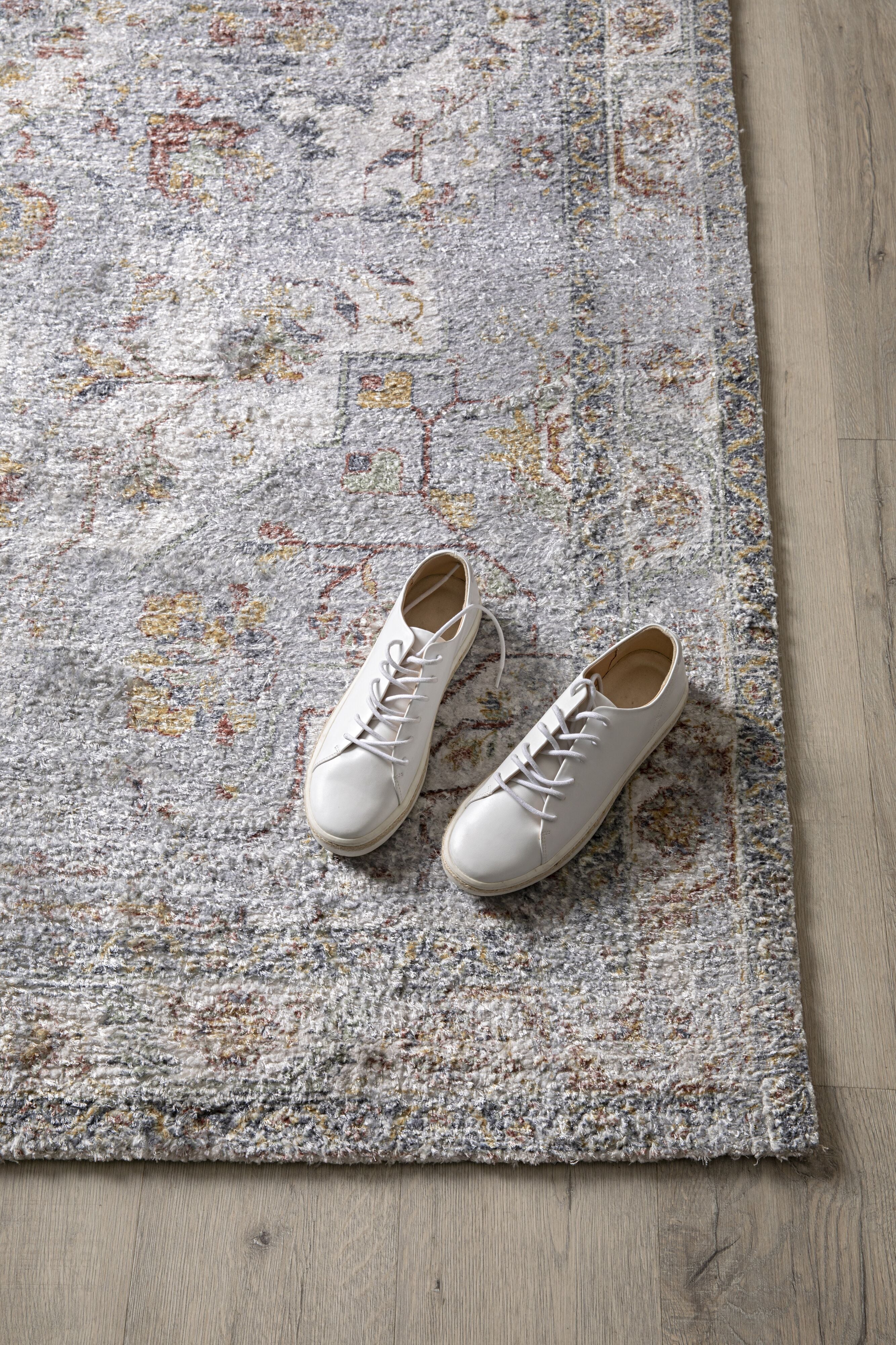 Sahara Turkish-Style Soft Grey Rug 240x150cm - Image 3