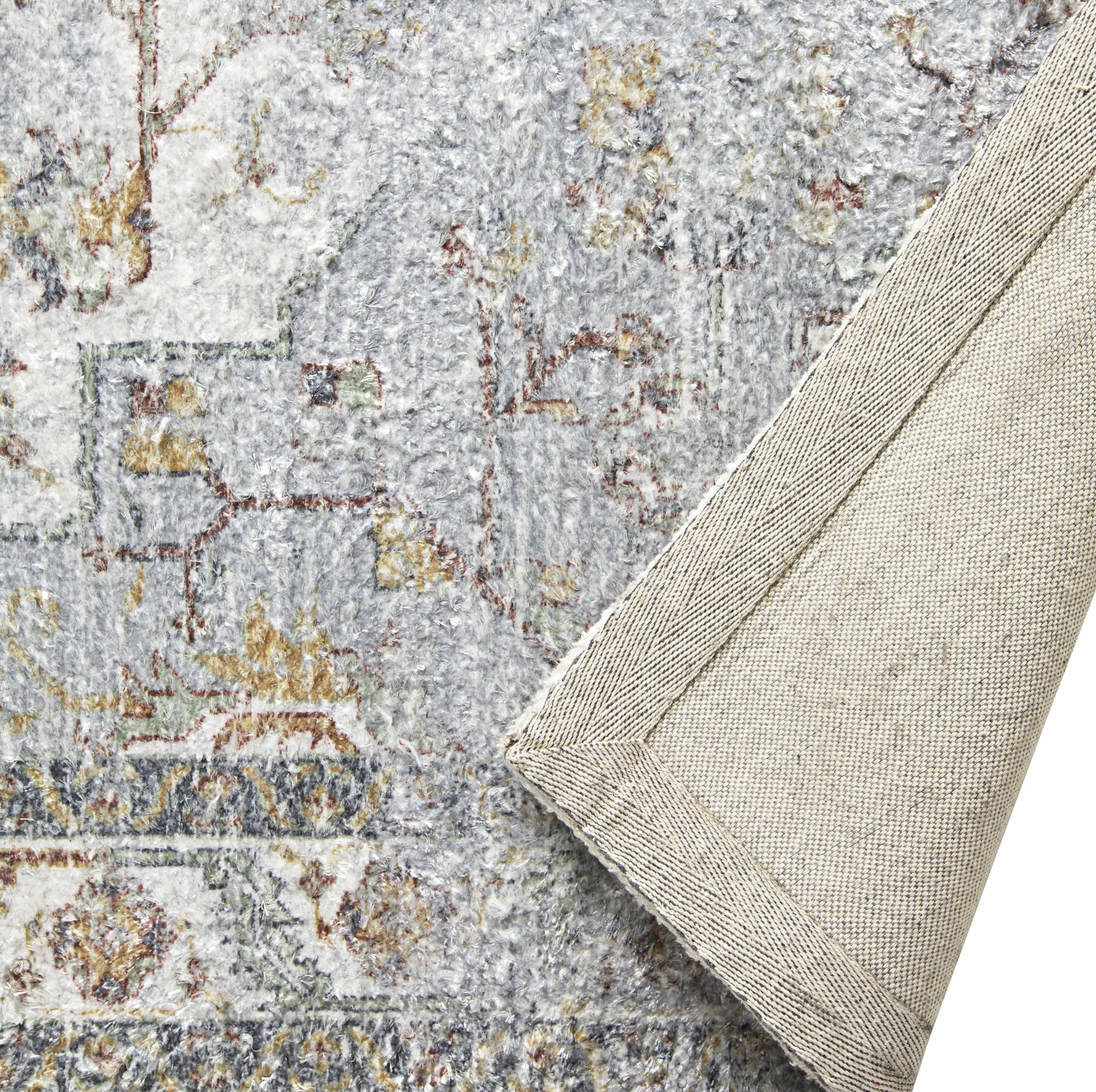 Sahara Turkish-Style Soft Grey Rug 240x150cm - Image 4