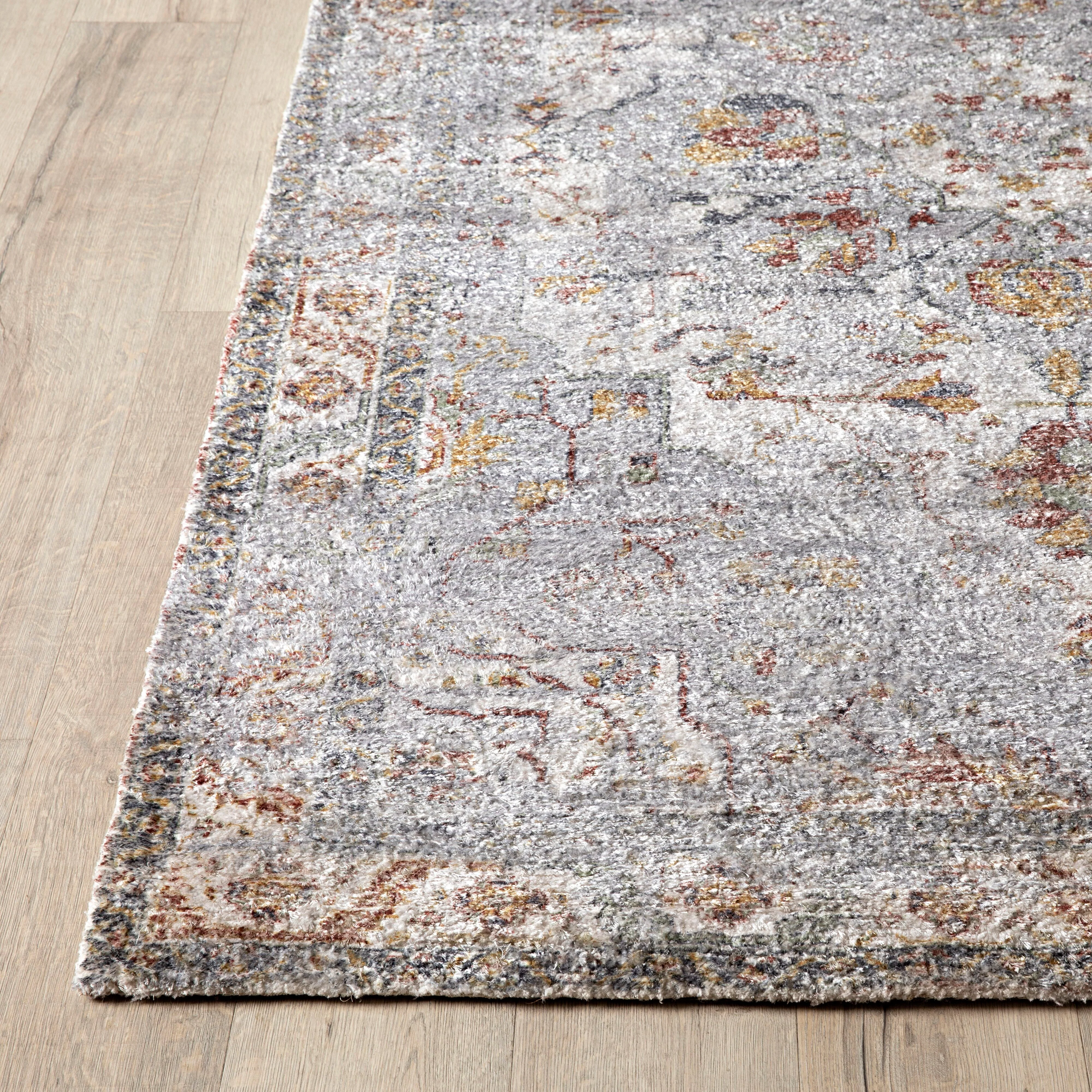 Sahara Turkish-Style Soft Grey Rug 240x150cm - Image 7