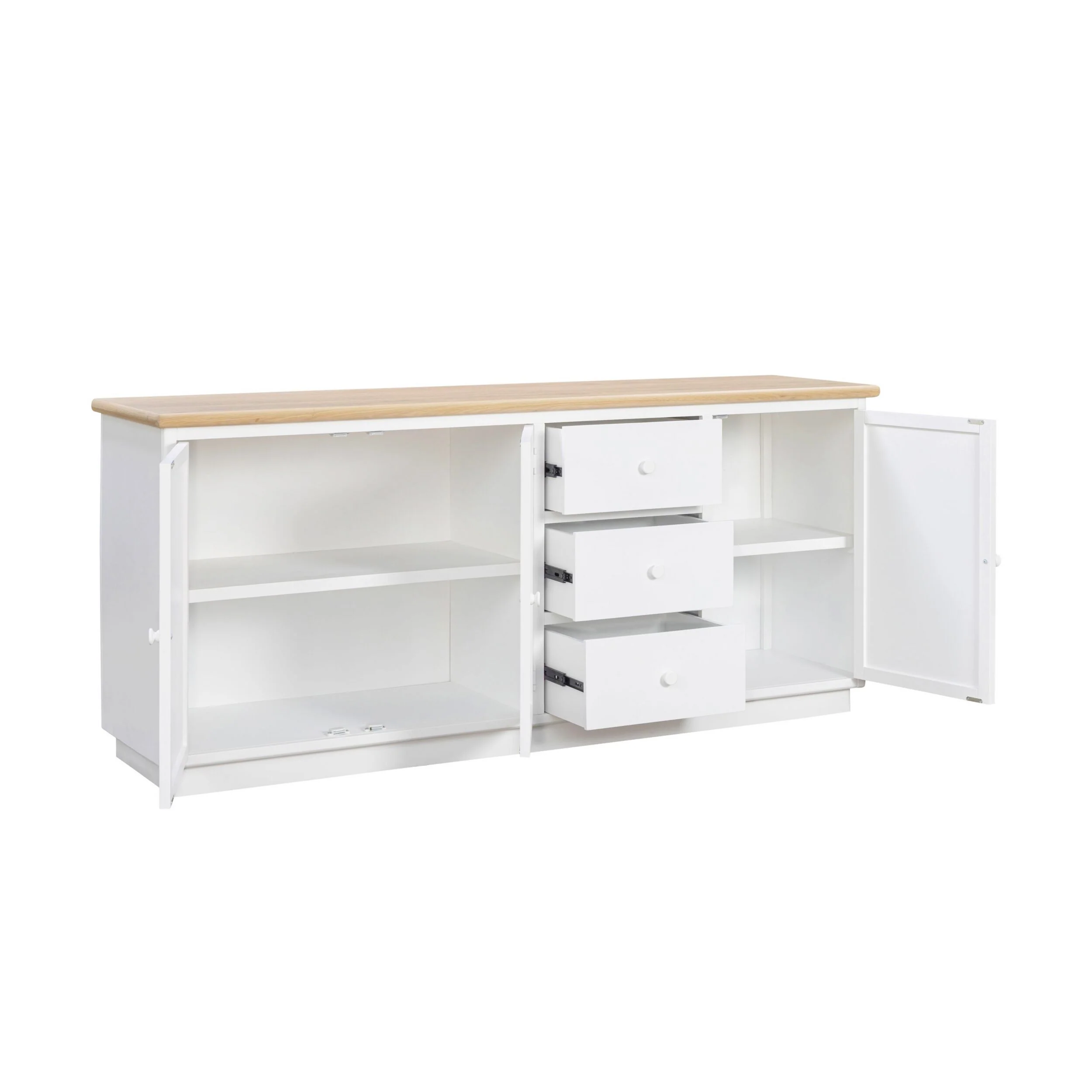 Saige 3 Drawer 3 Door Sideboard - Image 3