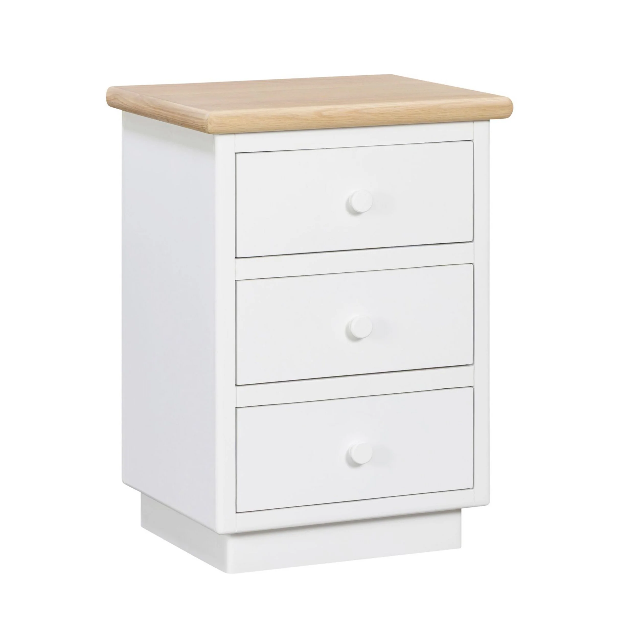 Saige 3 Drawer Bedside Table - Image 2