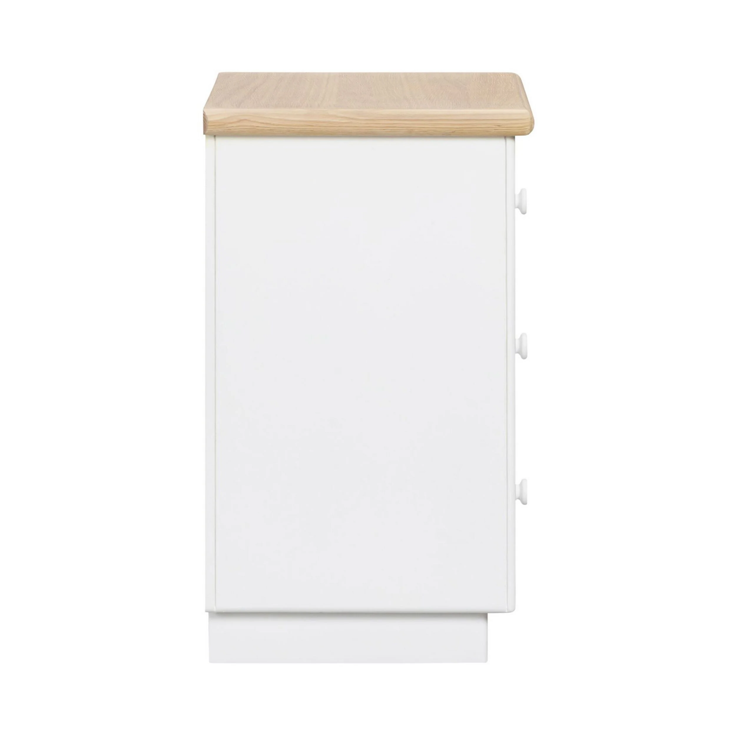 Saige 3 Drawer Bedside Table - Image 4