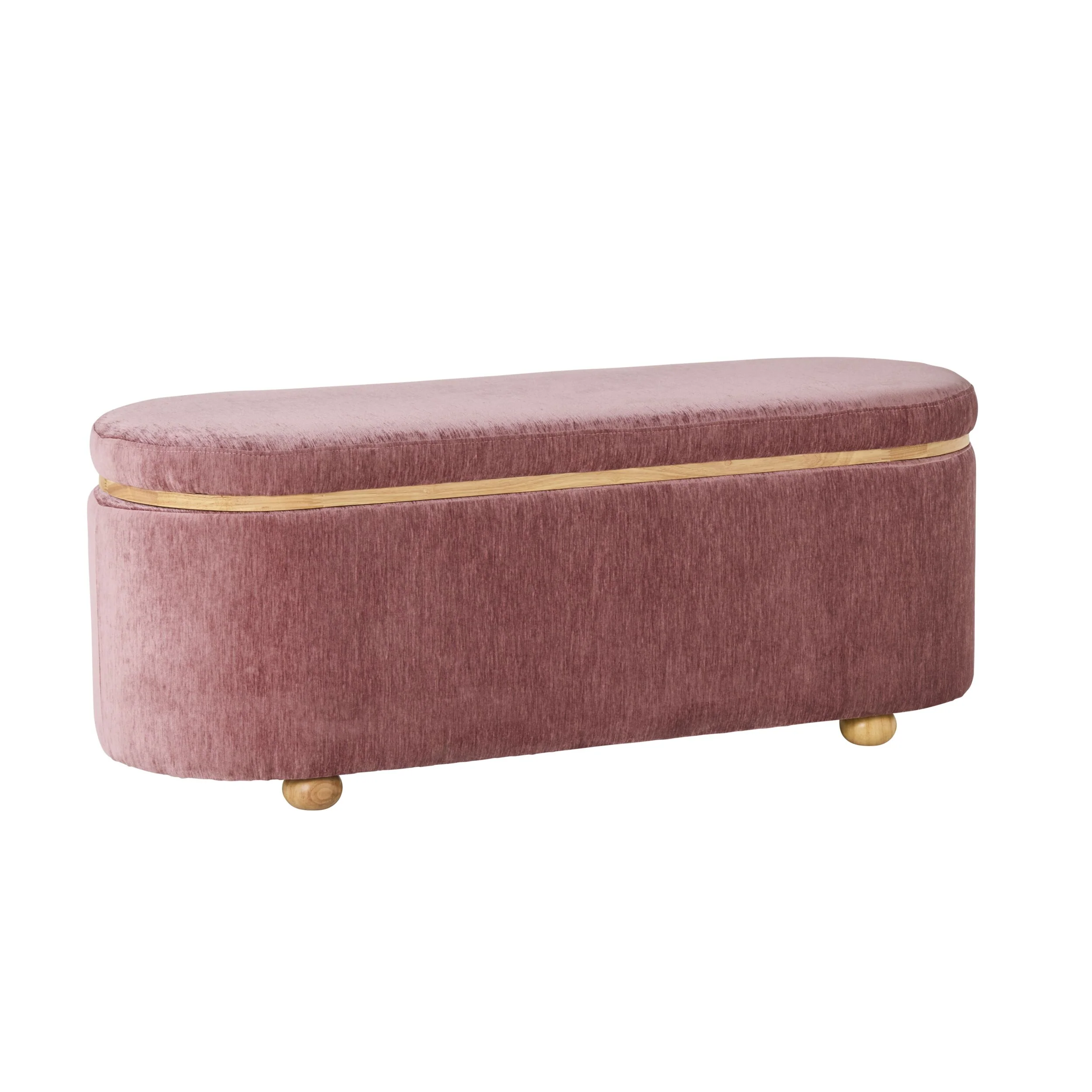 Sallie Storage Bench Cascade Blush - Image 2