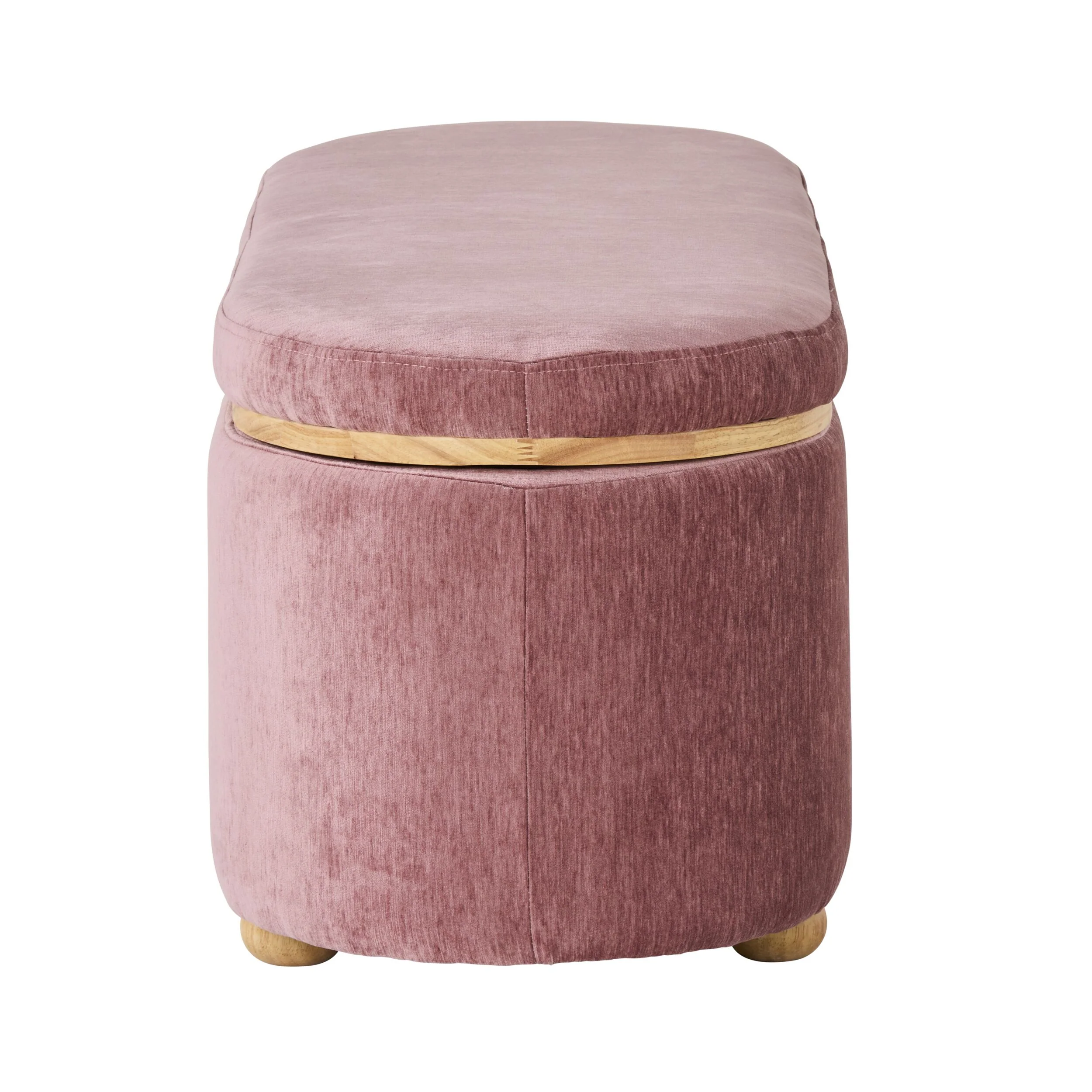 Sallie Storage Bench Cascade Blush - Image 4