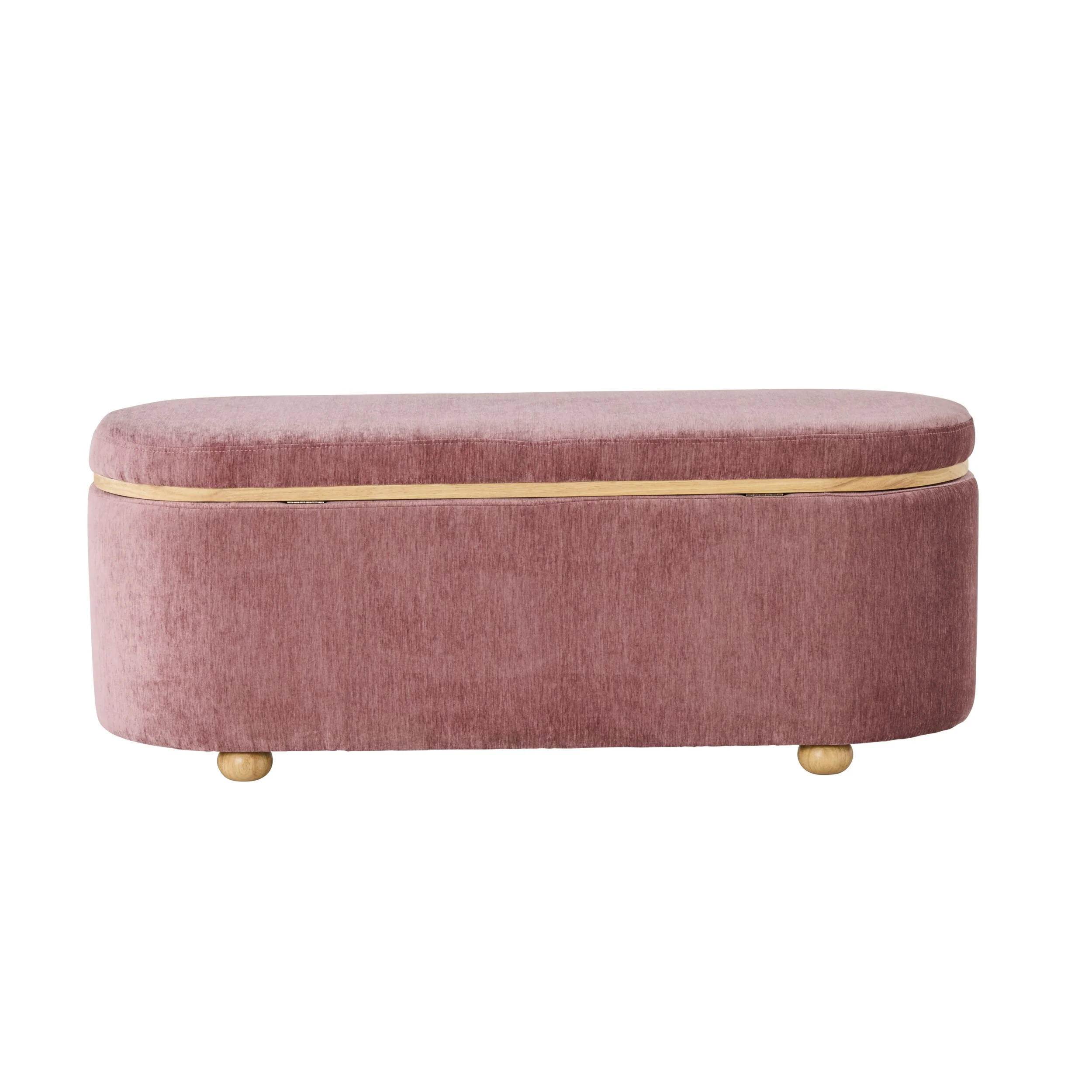 Sallie Storage Bench Cascade Blush - Image 5
