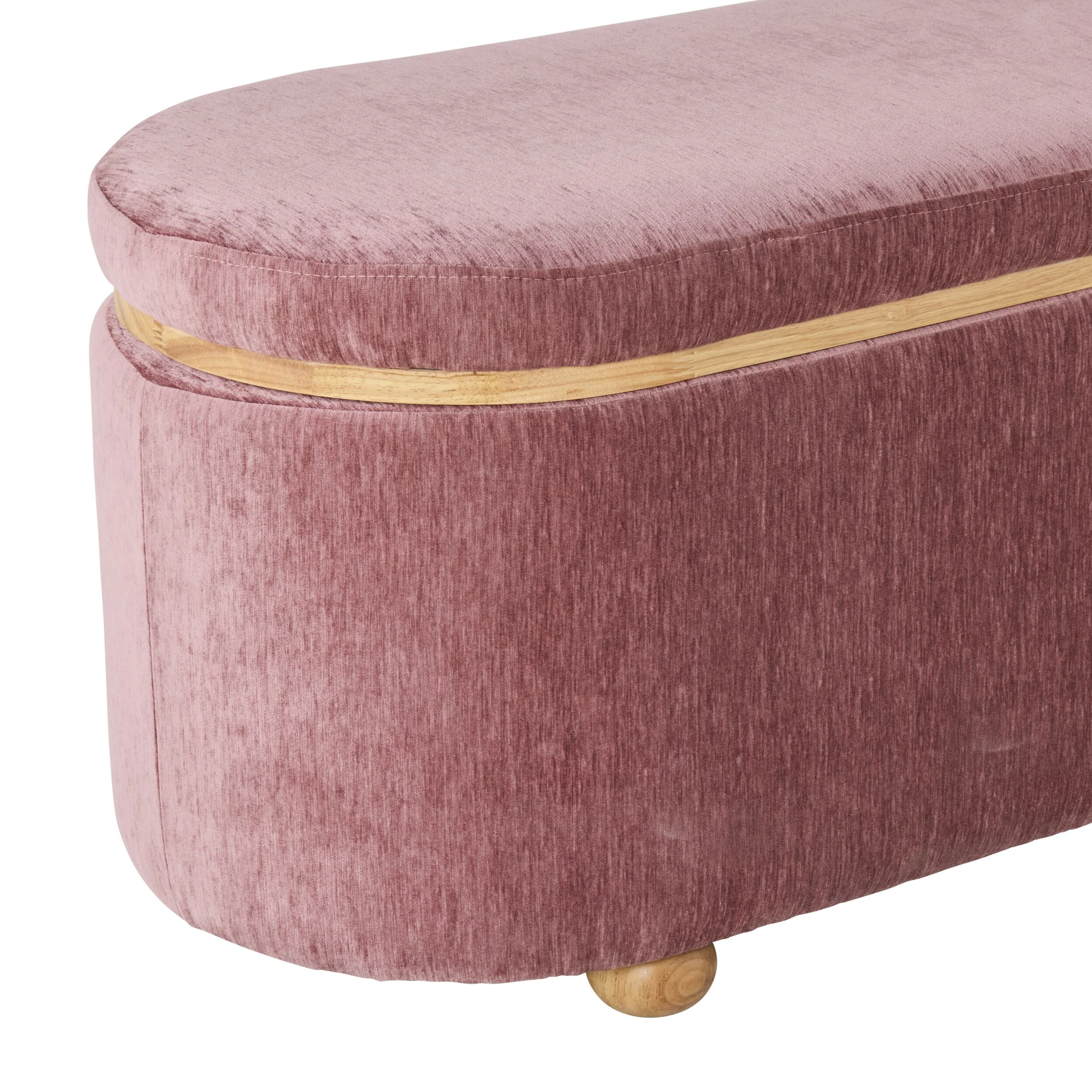 Sallie Storage Bench Cascade Blush - Image 6