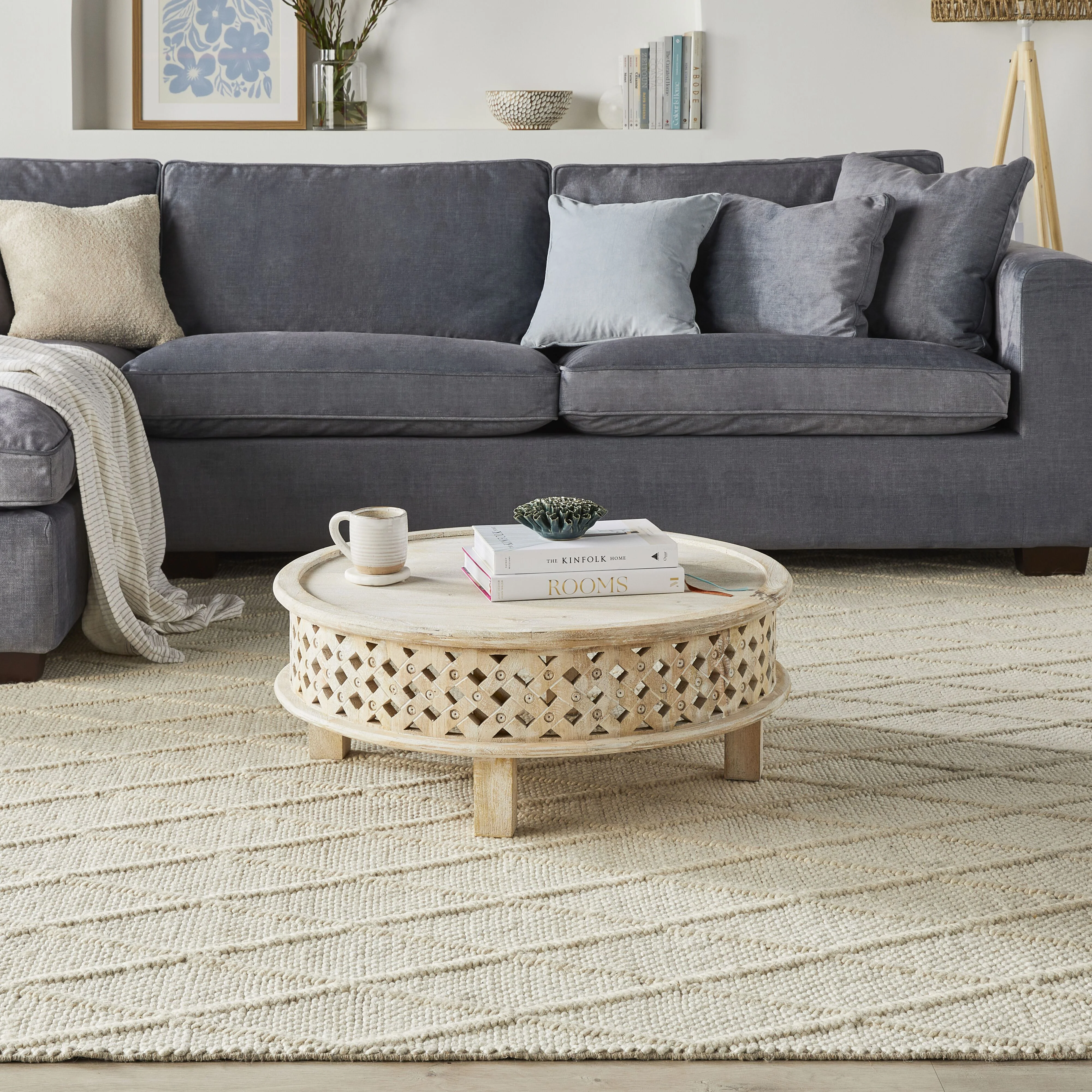 Salu Mango Wood Coffee Table - Image 4