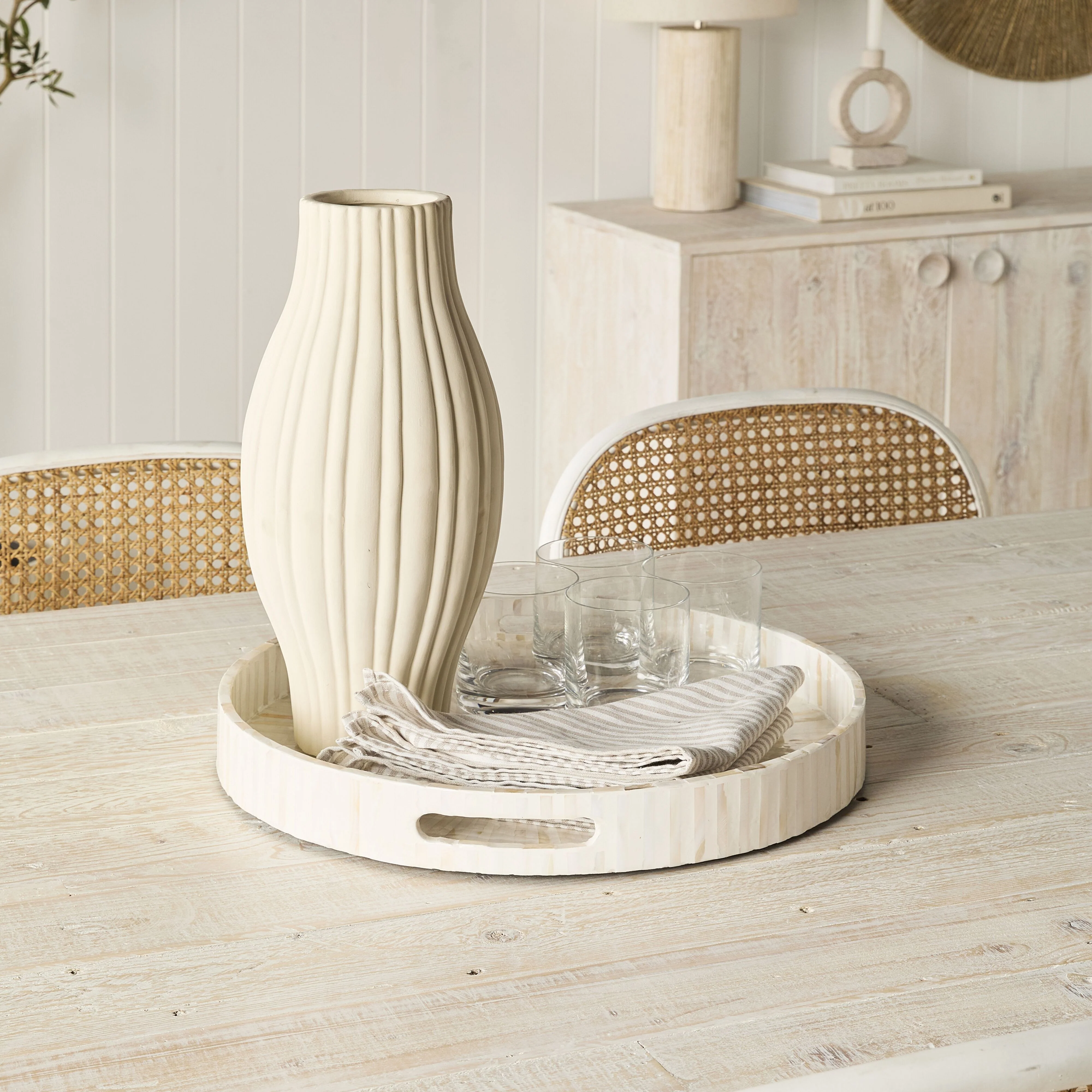 Samal Capiz Round Tray - Image 6