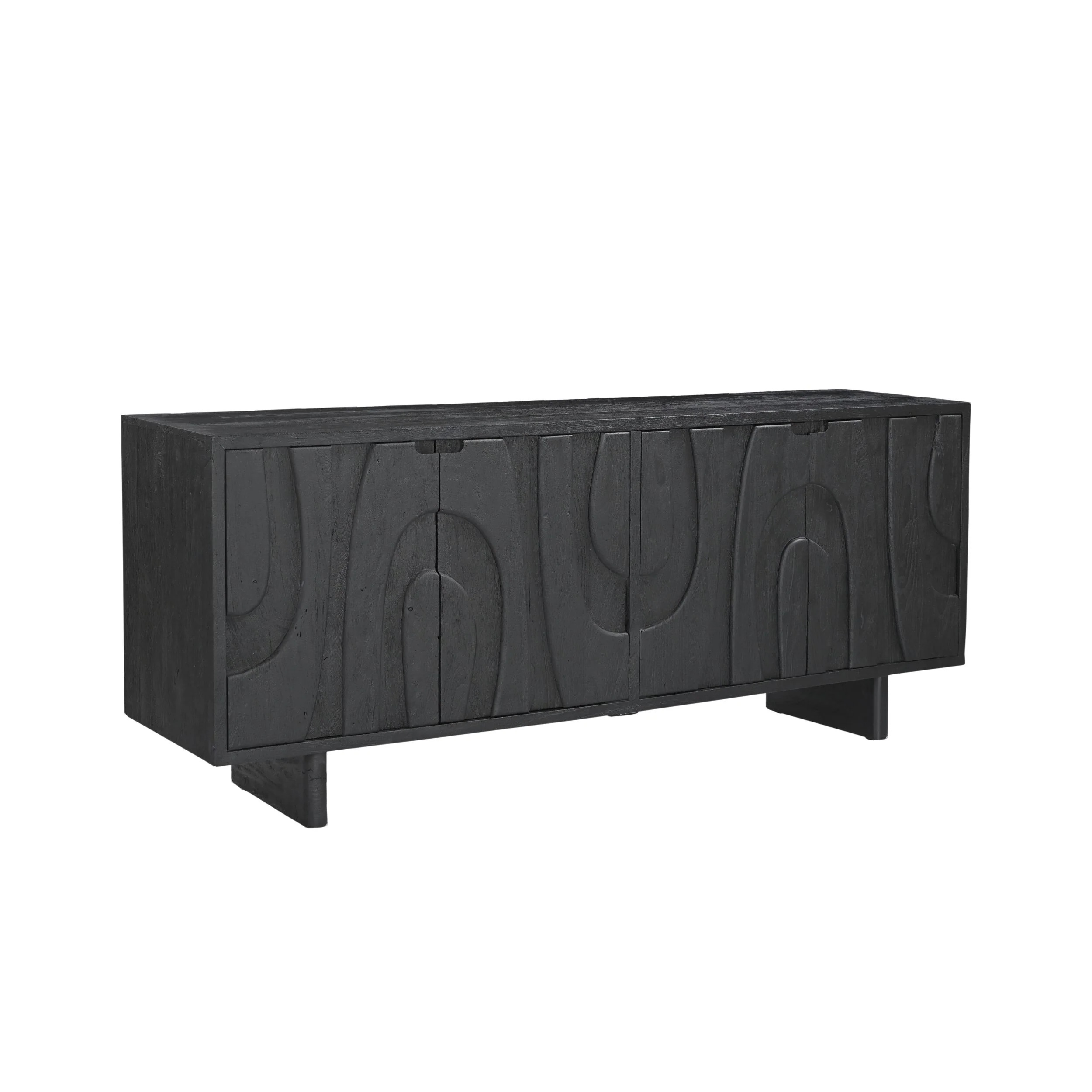 Sami 4 Door Sideboard Black - Image 2