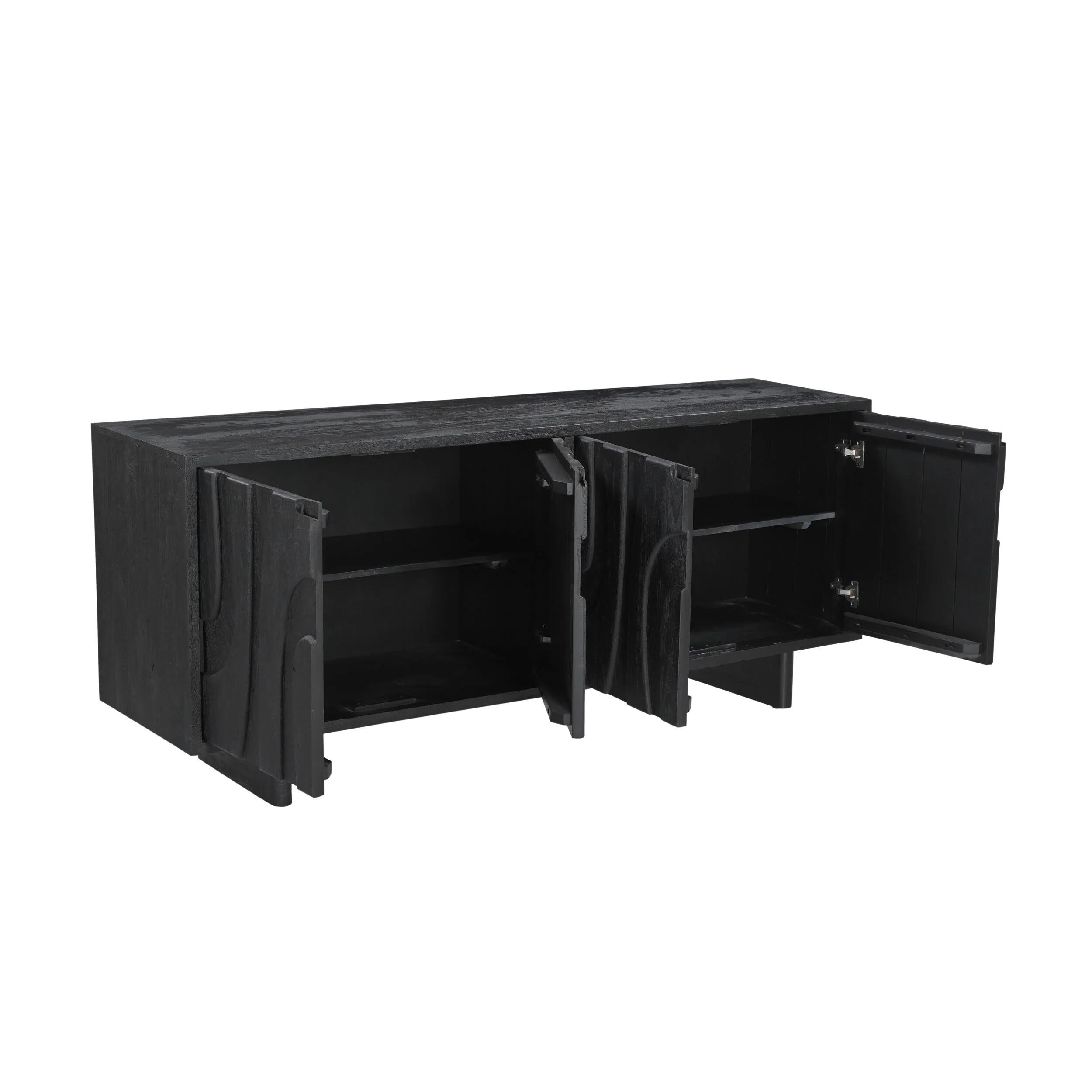 Sami 4 Door Sideboard Black - Image 3