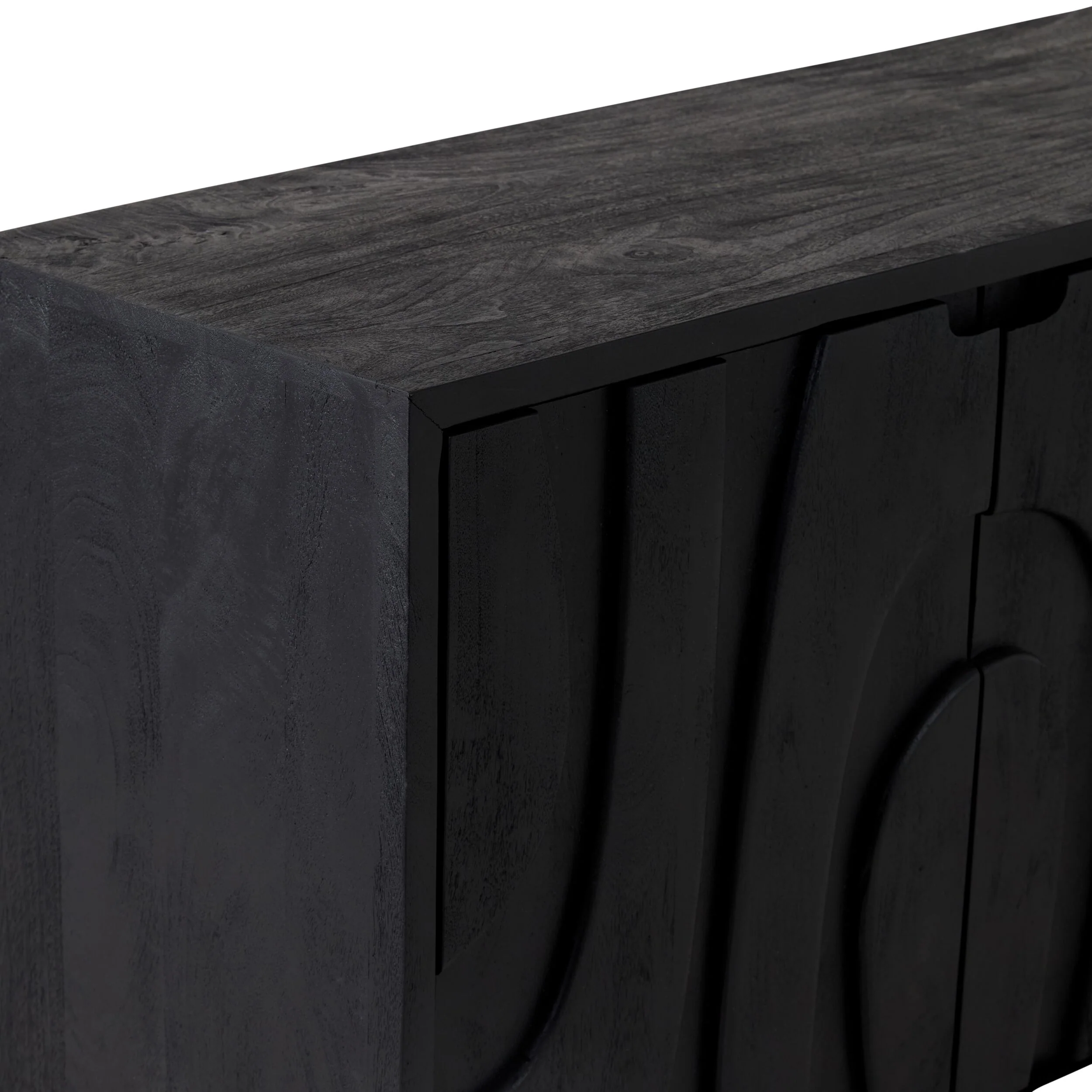 Sami 4 Door Sideboard Black - Image 6