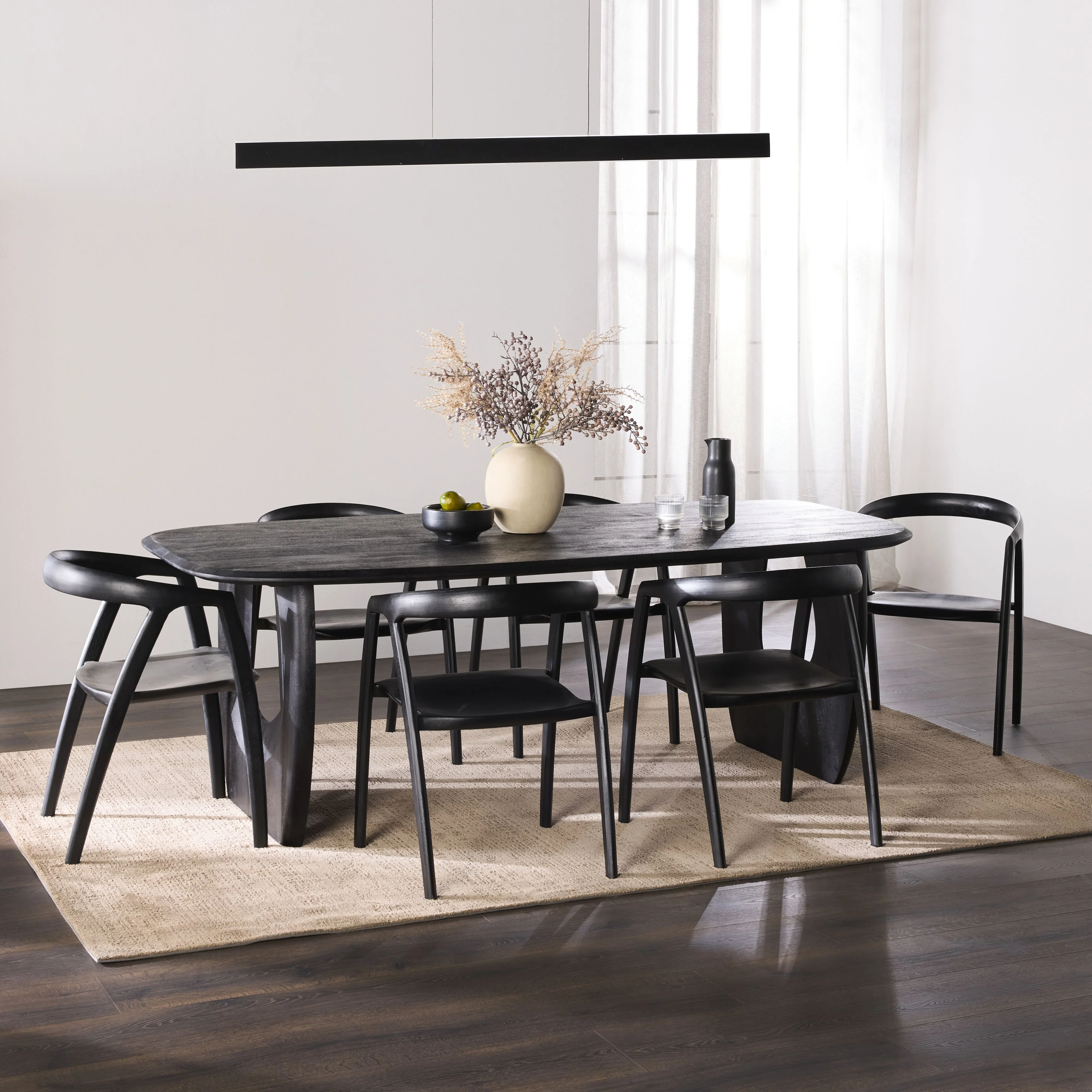 Sami Dining Table Black 220cm - Image 7