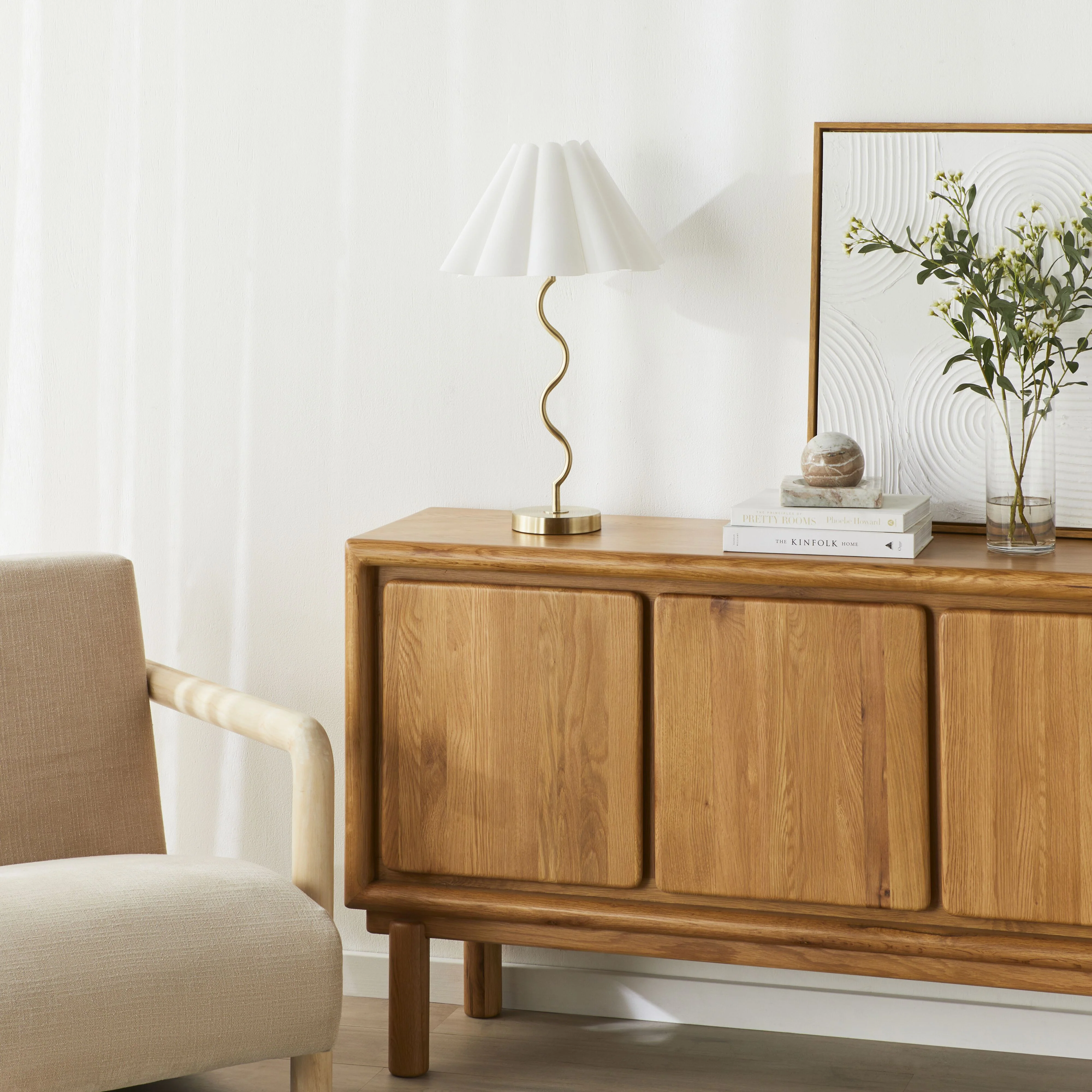 Sammi Pleated Table Lamp 60cm - Image 7