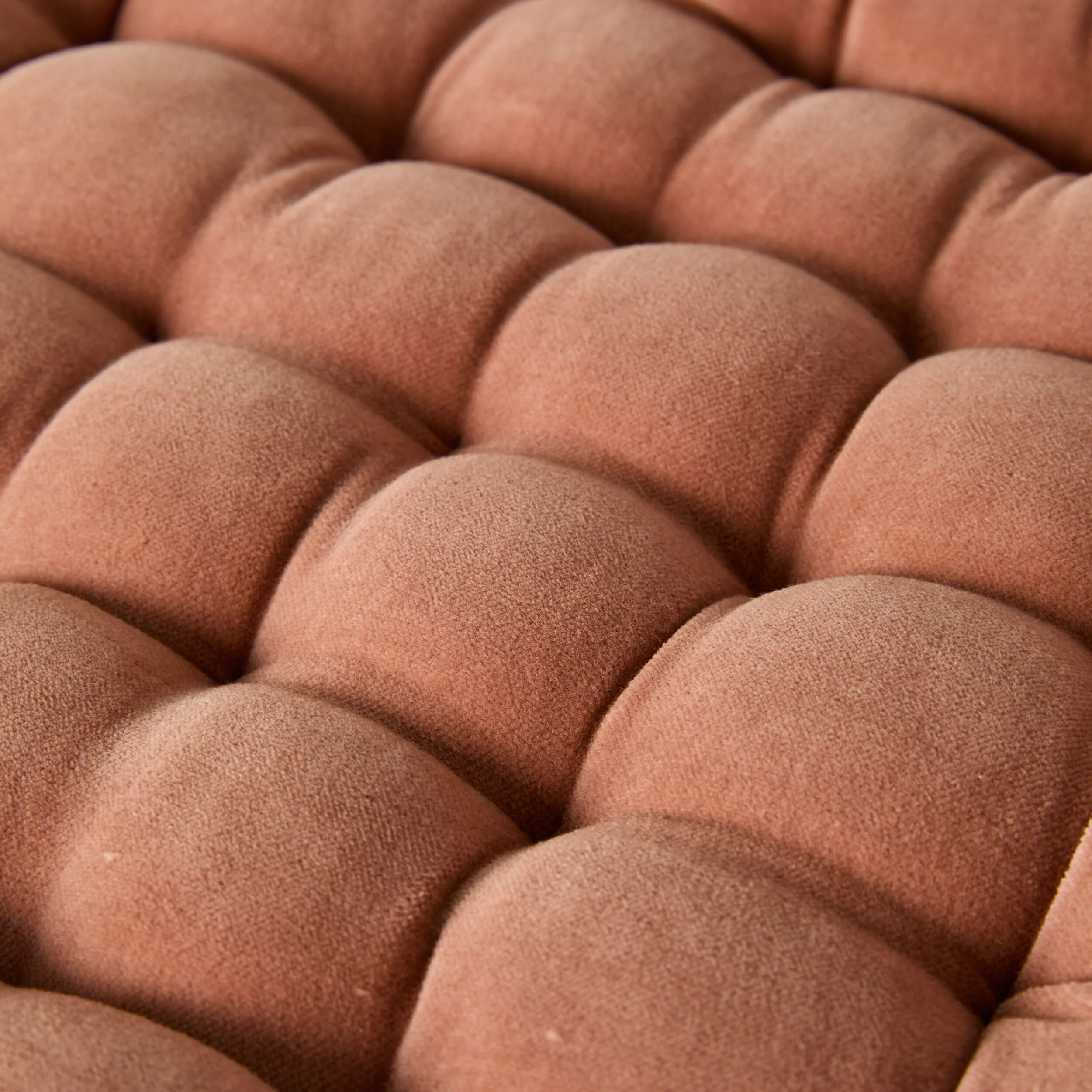 Samy Cotton Velvet Pink Clay Seat Cushion - Image 2