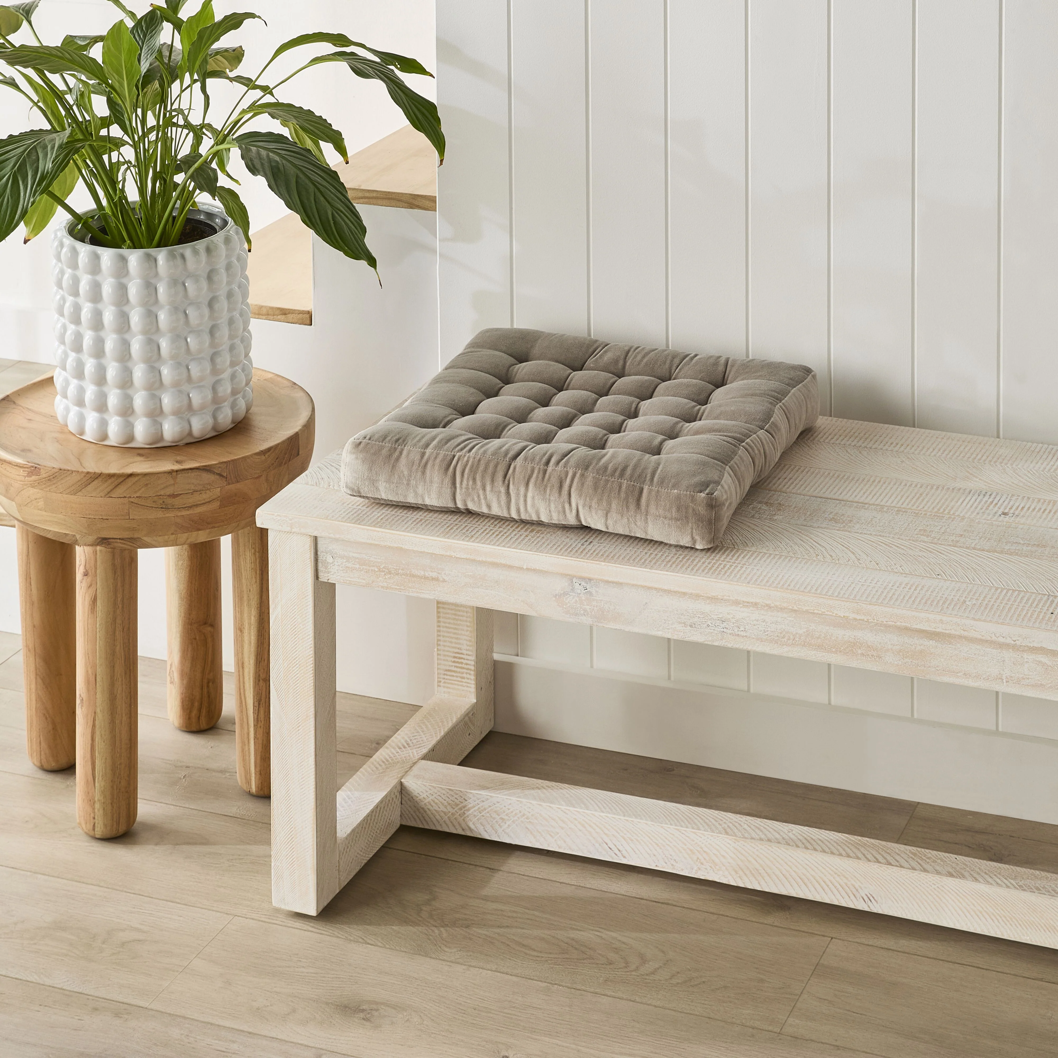 Samy Cotton Velvet Sand Seat Cushion - Image 4