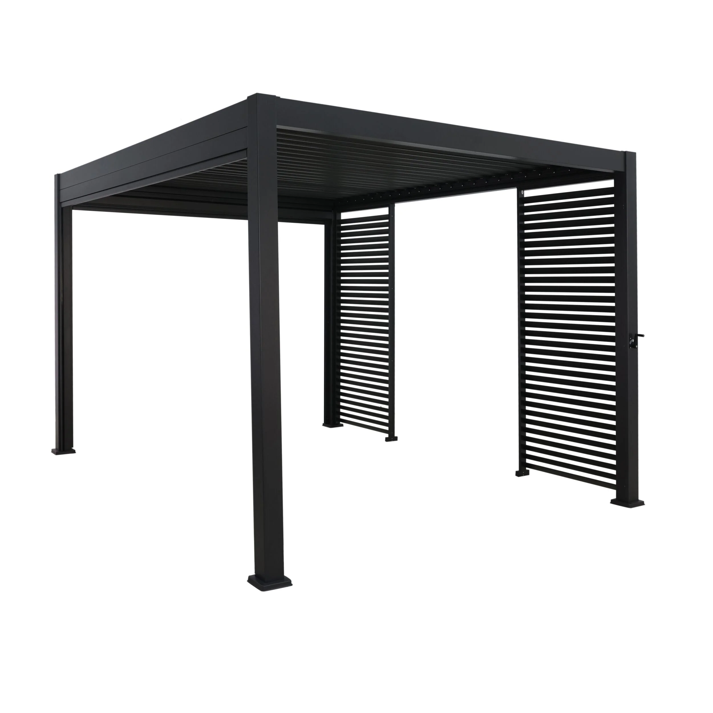 Sanctuary Aluminium Slatted Panel Charcoal for Pergola - Image 2