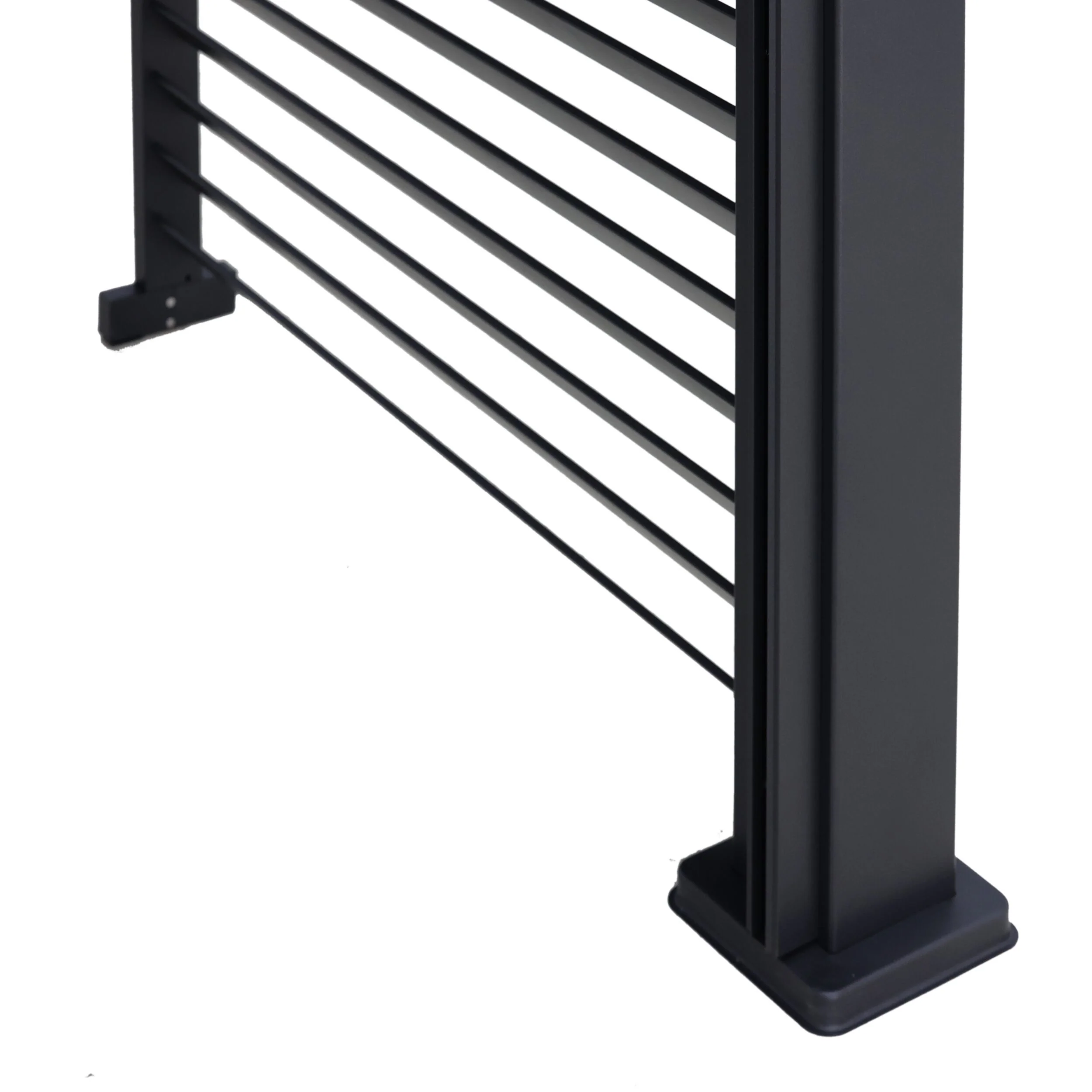 Sanctuary Aluminium Slatted Panel Charcoal for Pergola - Image 3