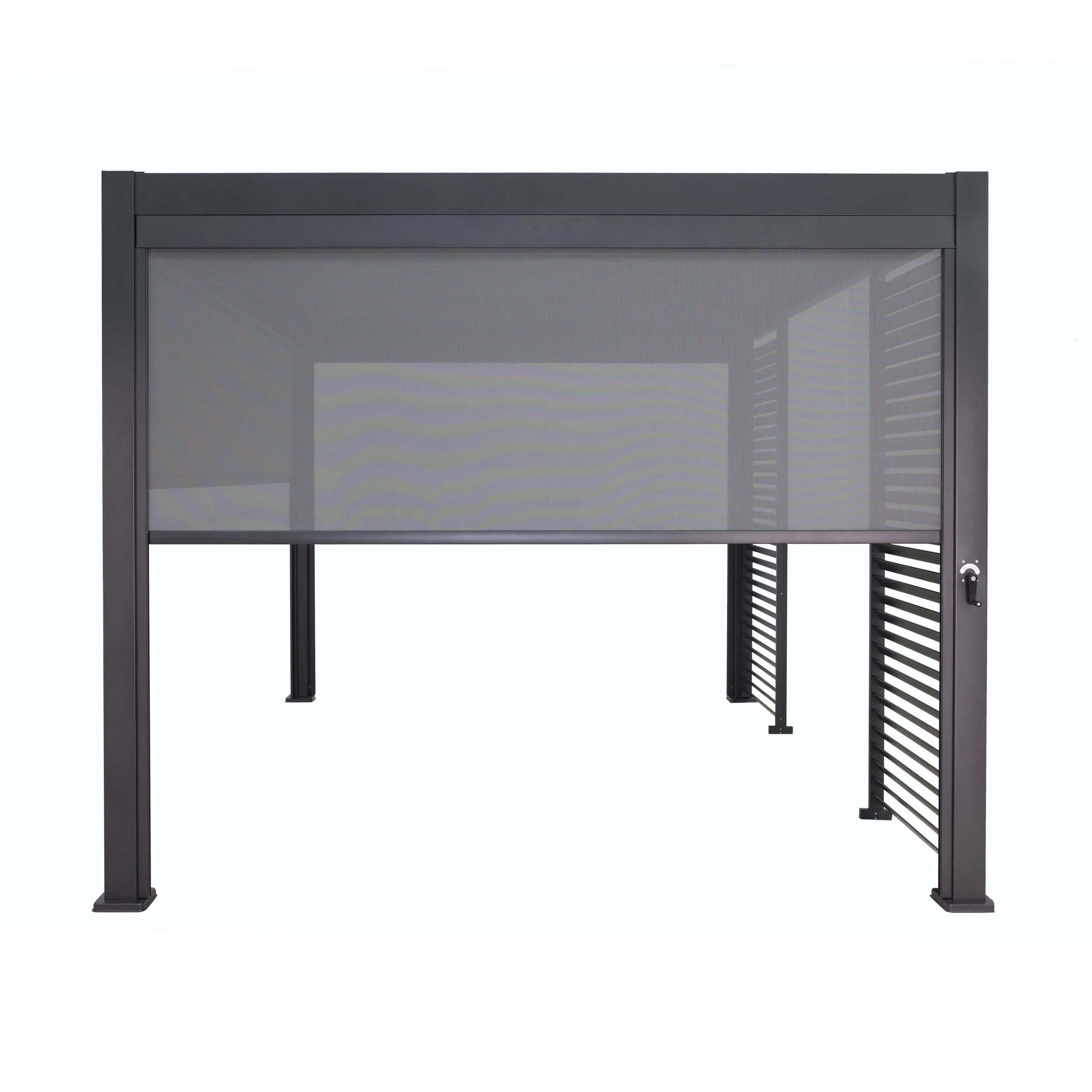Sanctuary Roller Blind for Charcoal Pergola - Image 2