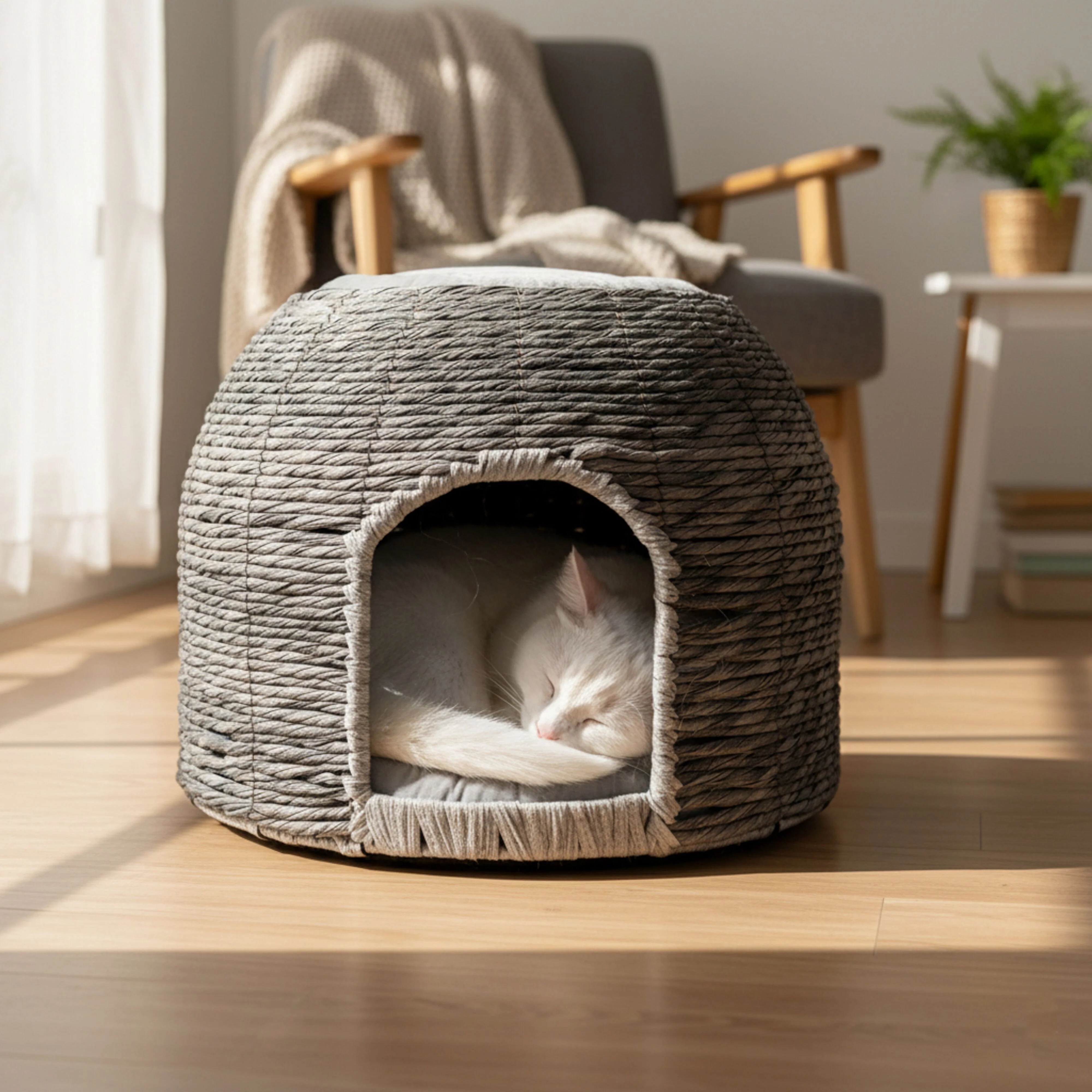 Sanctuary Woven Pet House - Image 5