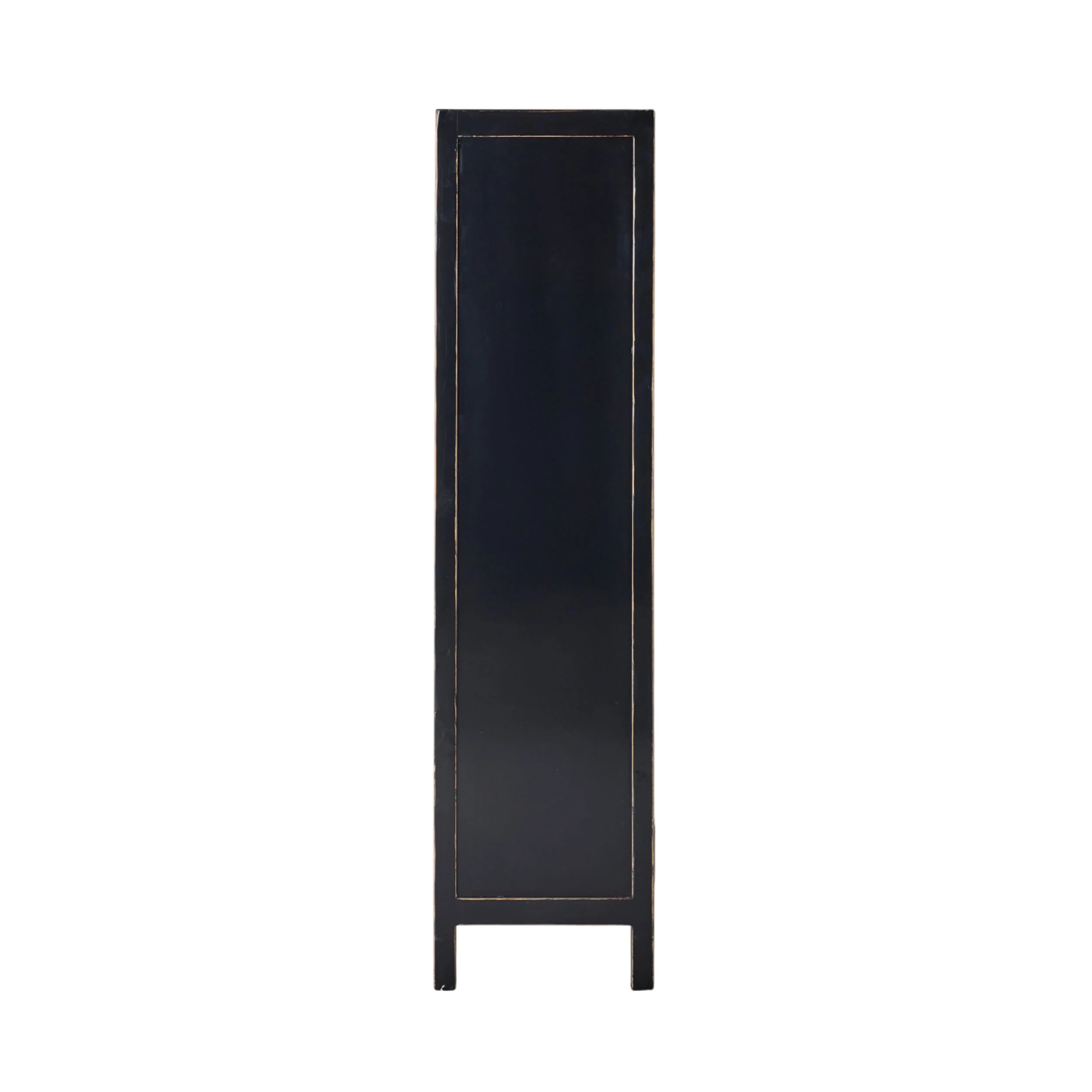 Sansha 2 Door & 2 Drawer Display Cabinet Black & White - Image 4