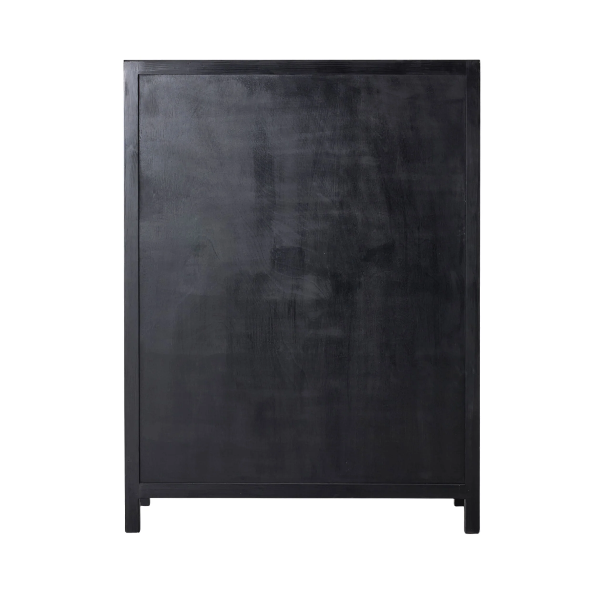 Sansha 2 Door & 2 Drawer Display Cabinet Black & White - Image 5