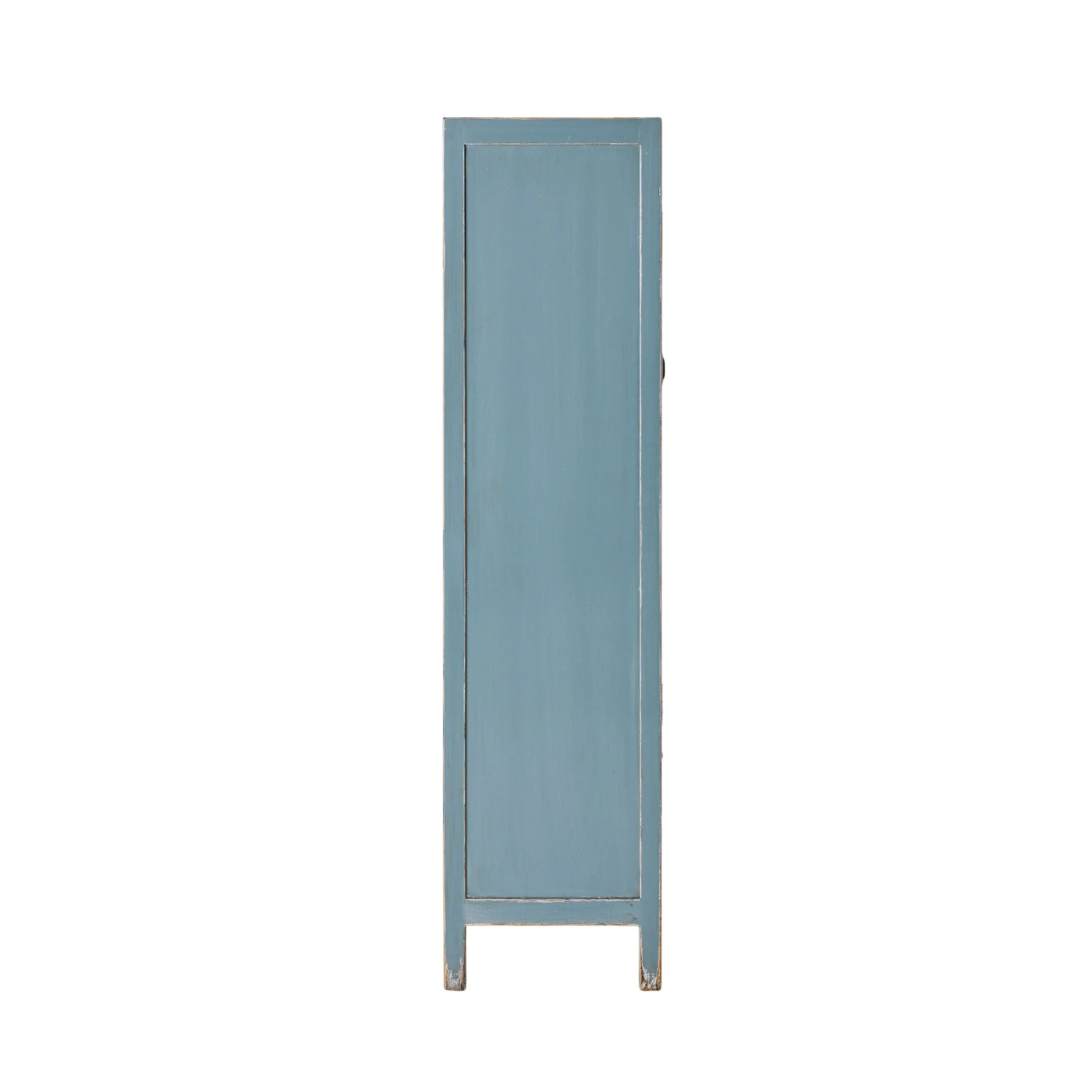 Sansha 2 Door & 2 Drawer Display Cabinet Dove Grey & White - Image 6