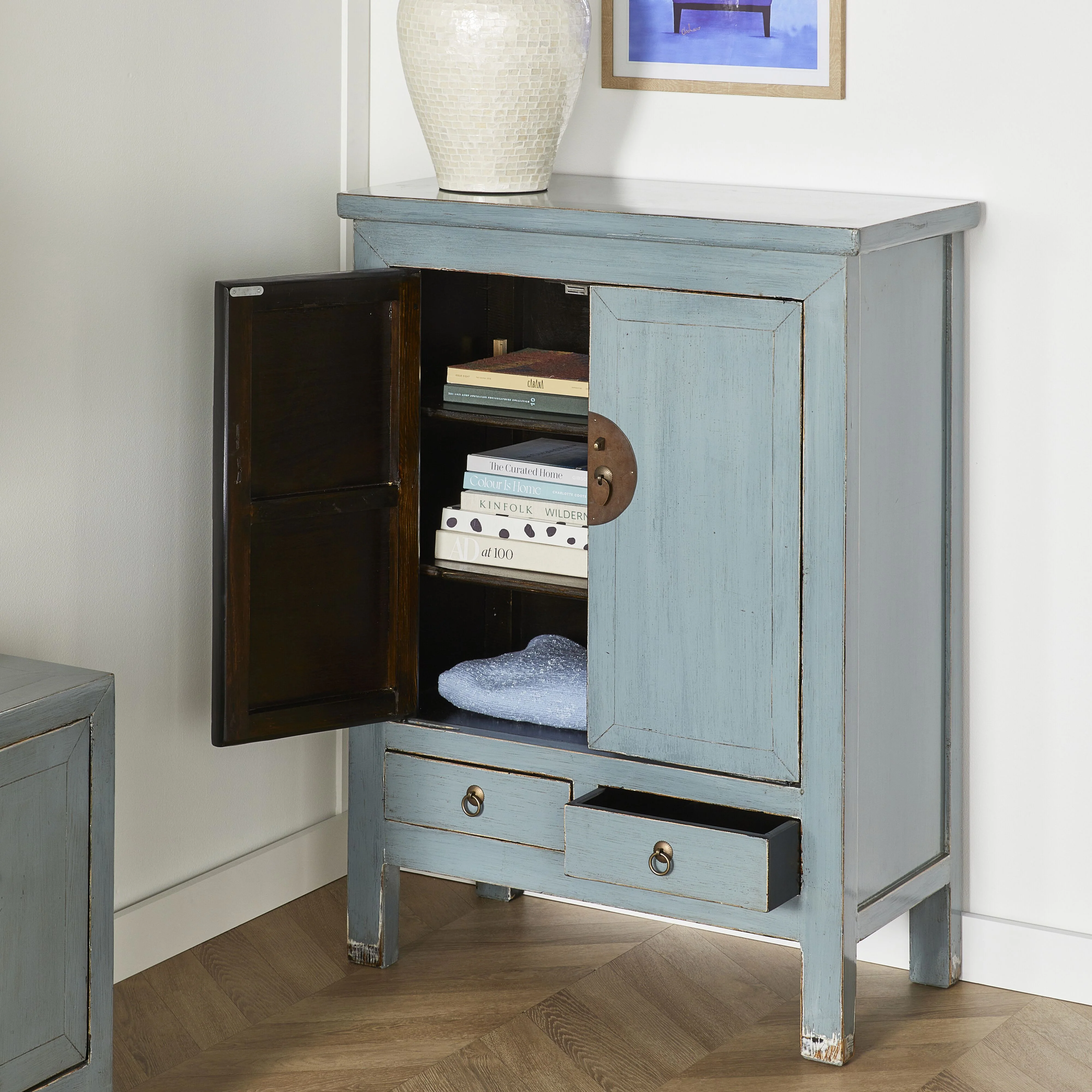 Sansha 2 Door & 2 Drawer Sideboard Dove Grey - Image 11