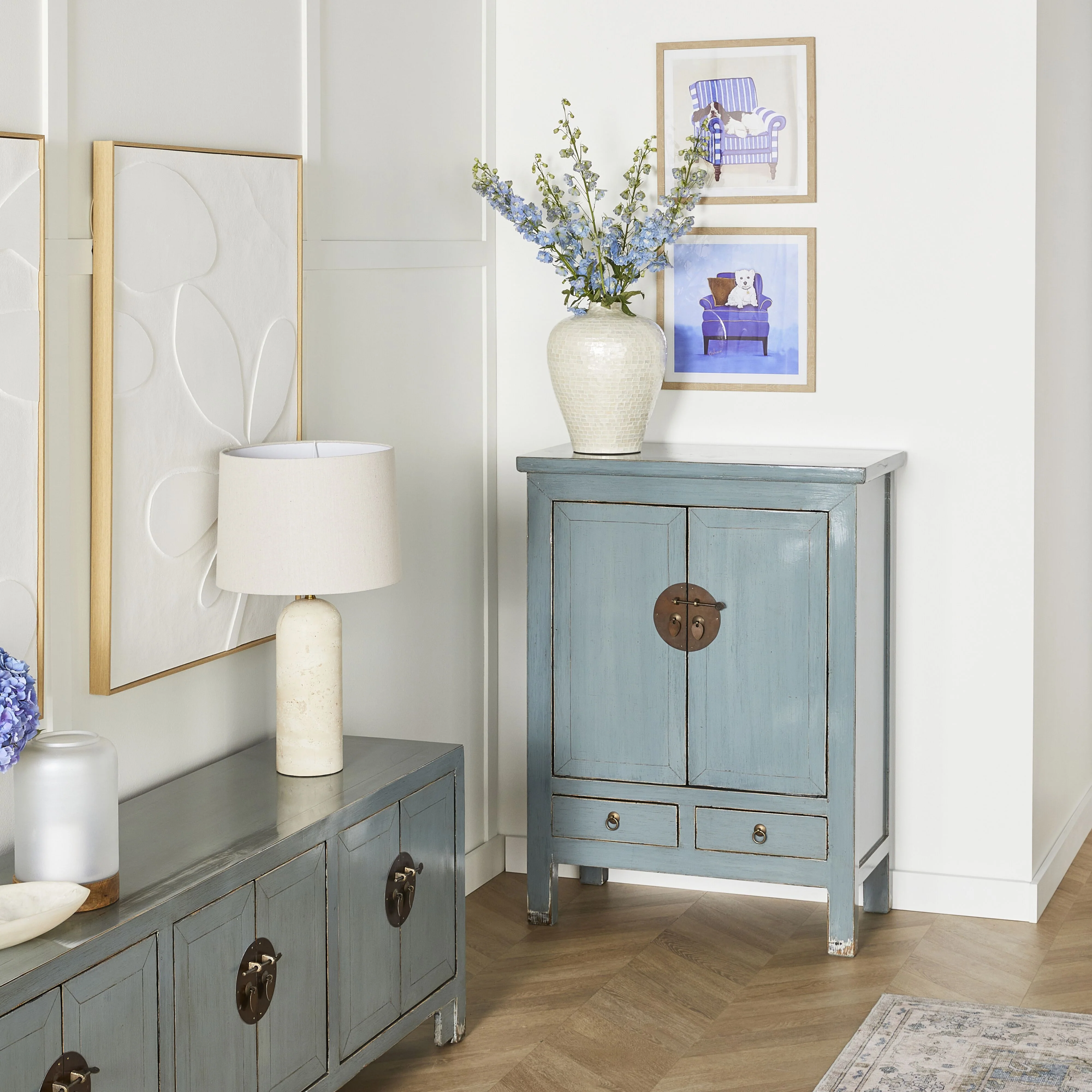Sansha 2 Door & 2 Drawer Sideboard Dove Grey - Image 8