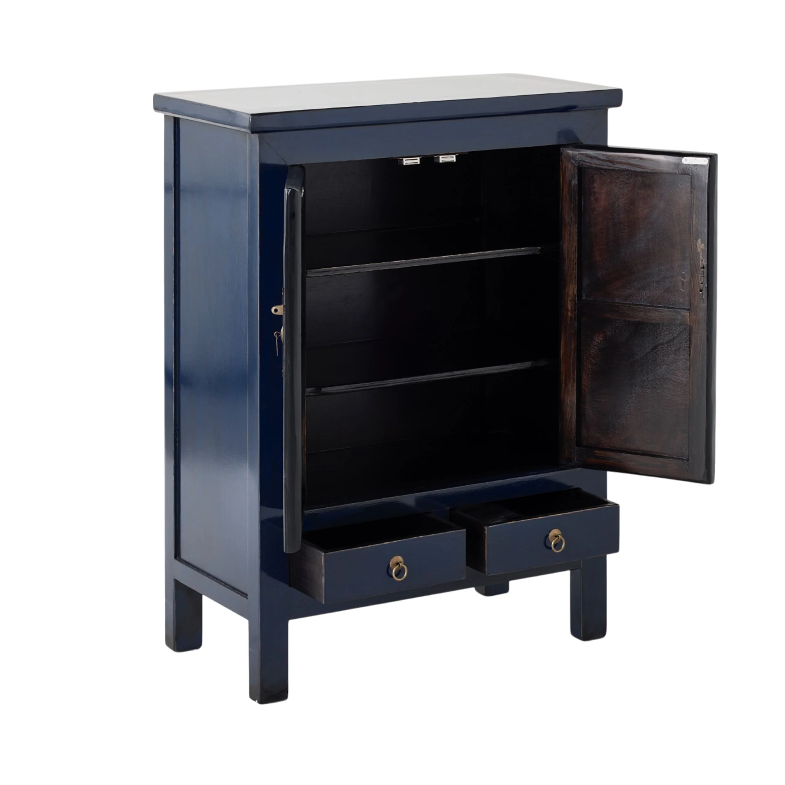 Sansha 2 Door & 2 Drawer Sideboard Ink blue - Image 3