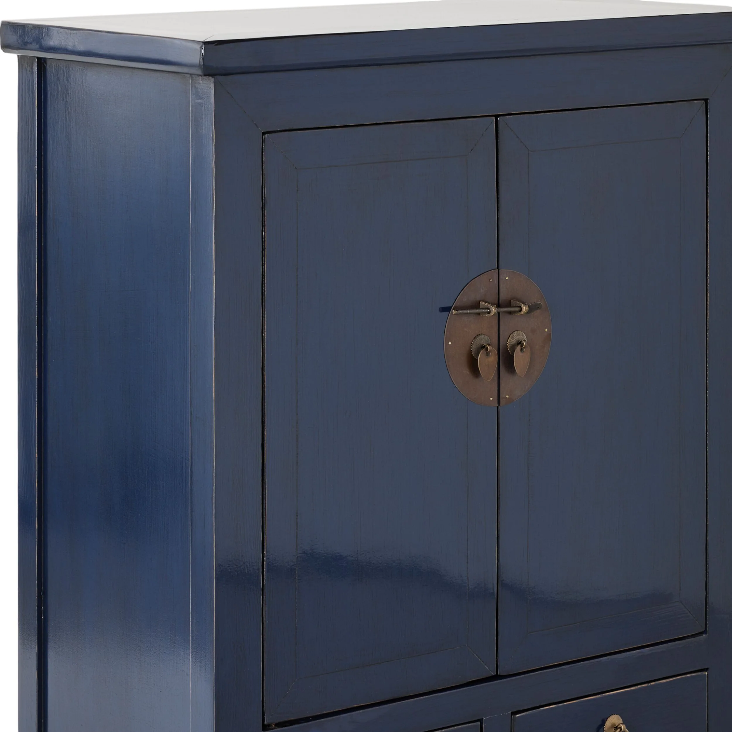 Sansha 2 Door & 2 Drawer Sideboard Ink blue - Image 4
