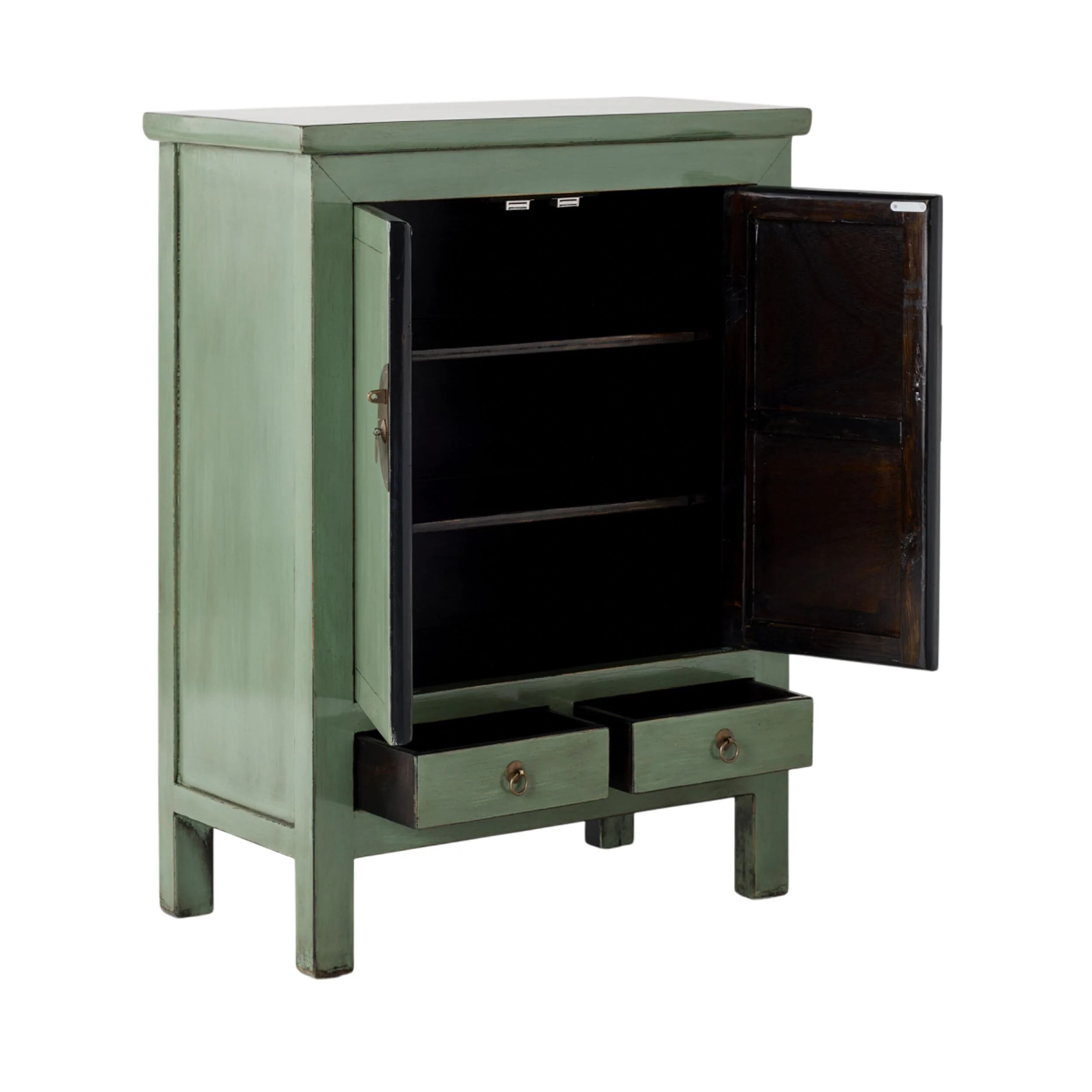 Sansha 2 Door & 2 Drawer Sideboard Sage Green - Image 3