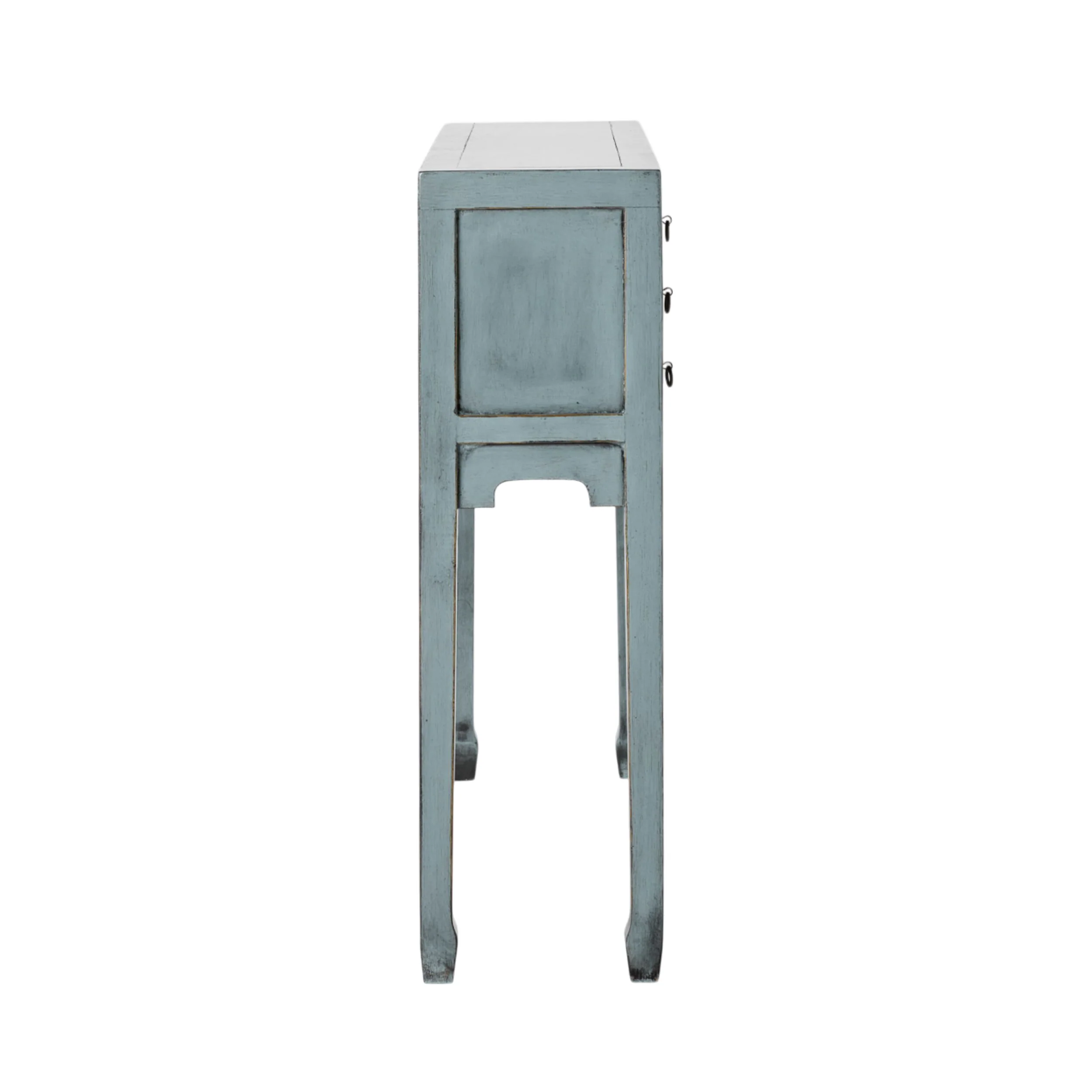 Sansha 2 Door & 6 Drawer Console Table Dove Grey - Image 6