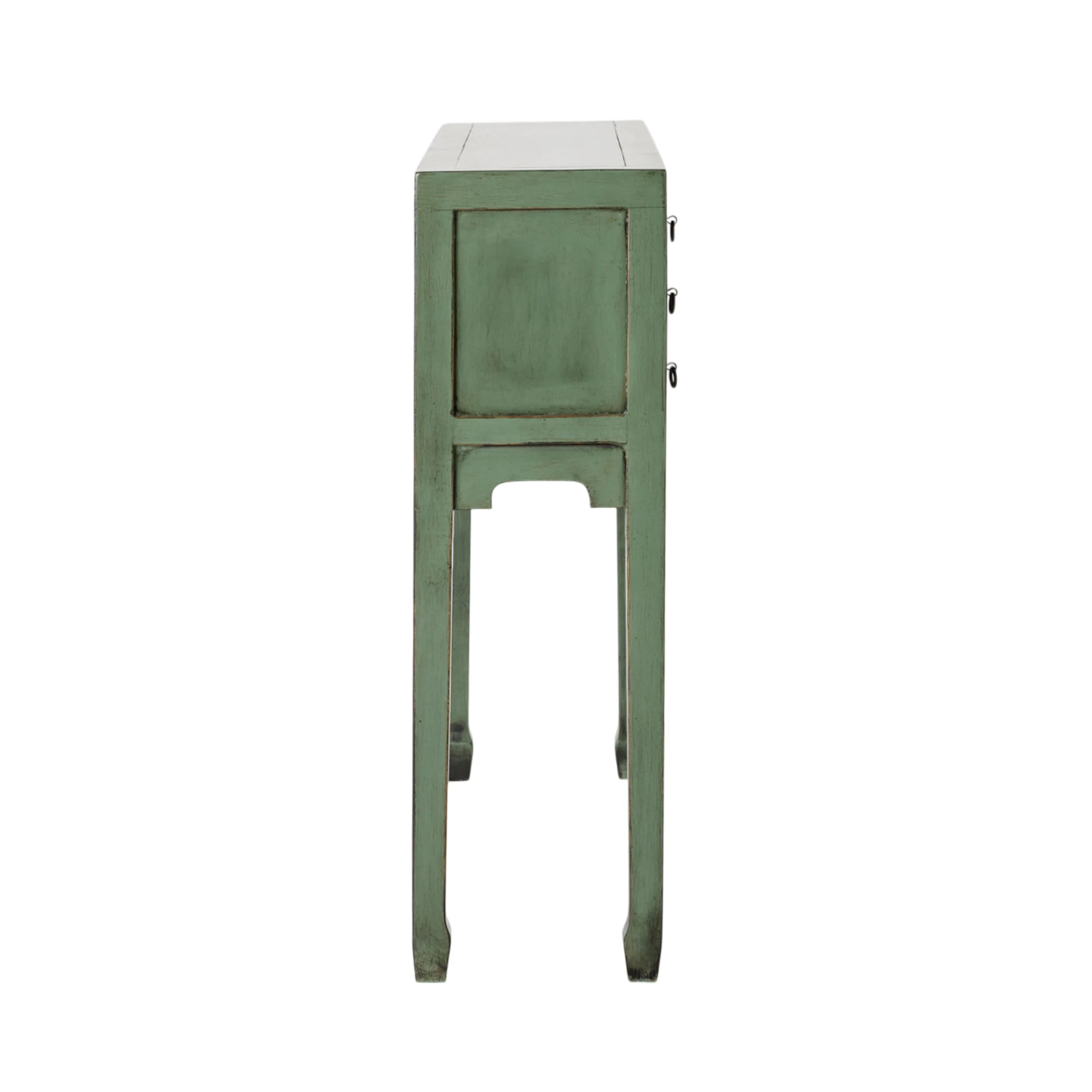 Sansha 2 Door & 6 Drawer Console Table Sage Green - Image 7